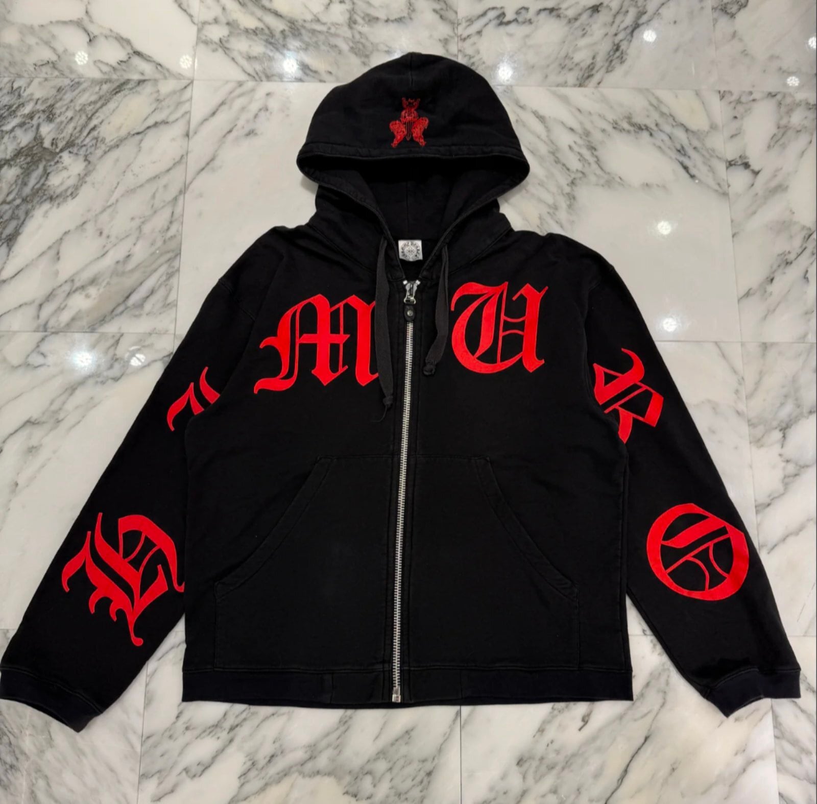 CHROME HEARTS クロムハーツ × 氷室 京介 アーチロゴ ジップアップ