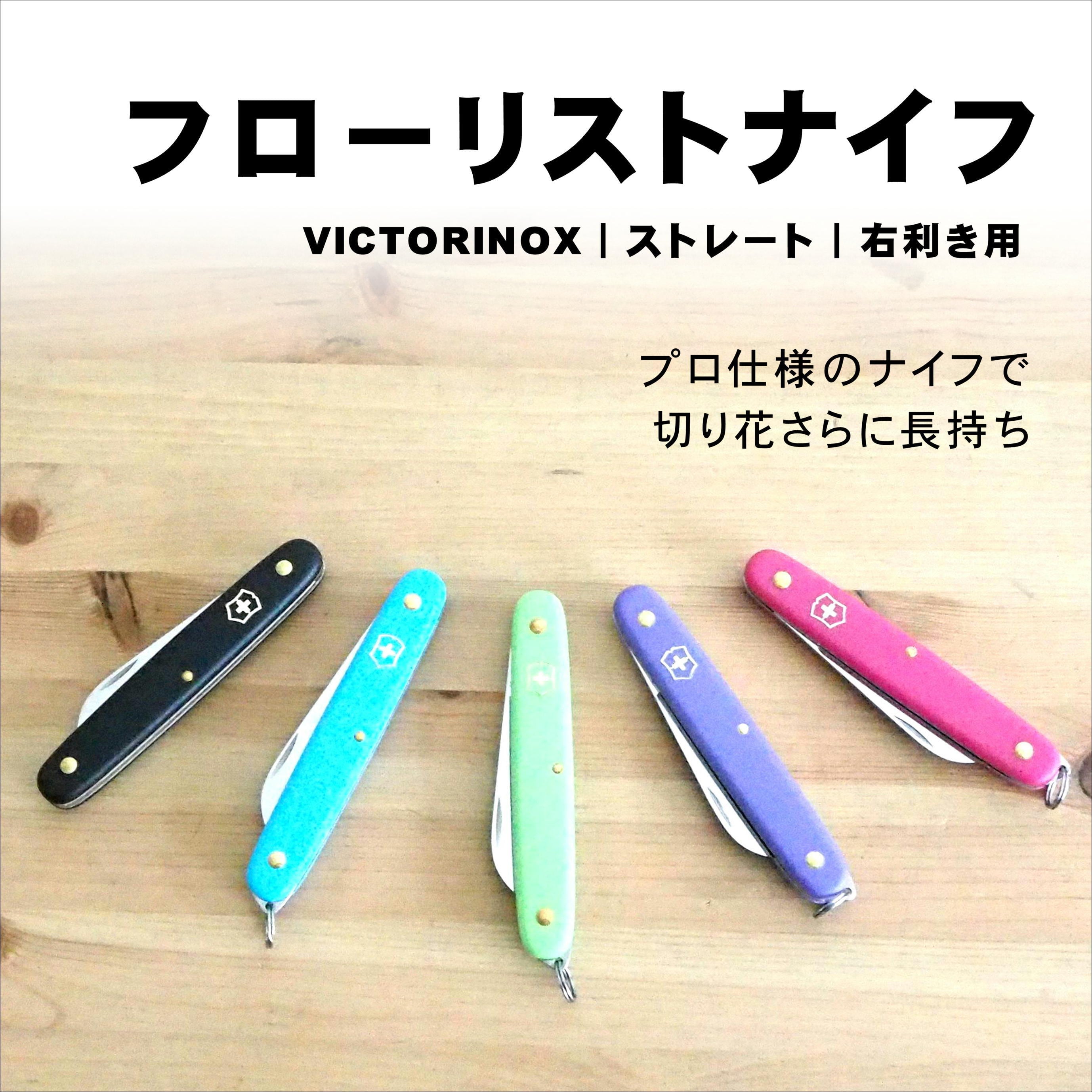 フローリストナイフ【VICTORINOX】ストレート｜右利き用 | ハナ