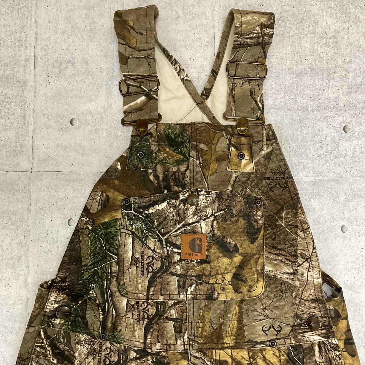 古着 送料無料 カーハート Carhartt キッズ オーバーオール REALTREE