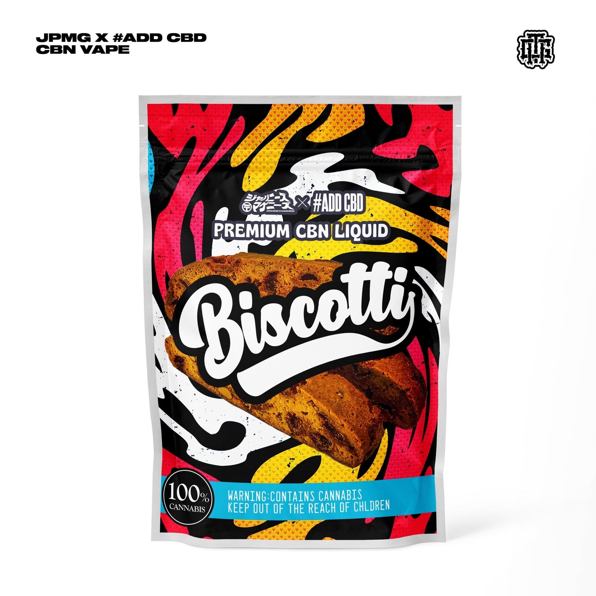 JPMG × #ADD CBD] CANNABINOIDS VAPE BISCOTTI | ジャパニーズ マゲニーズ