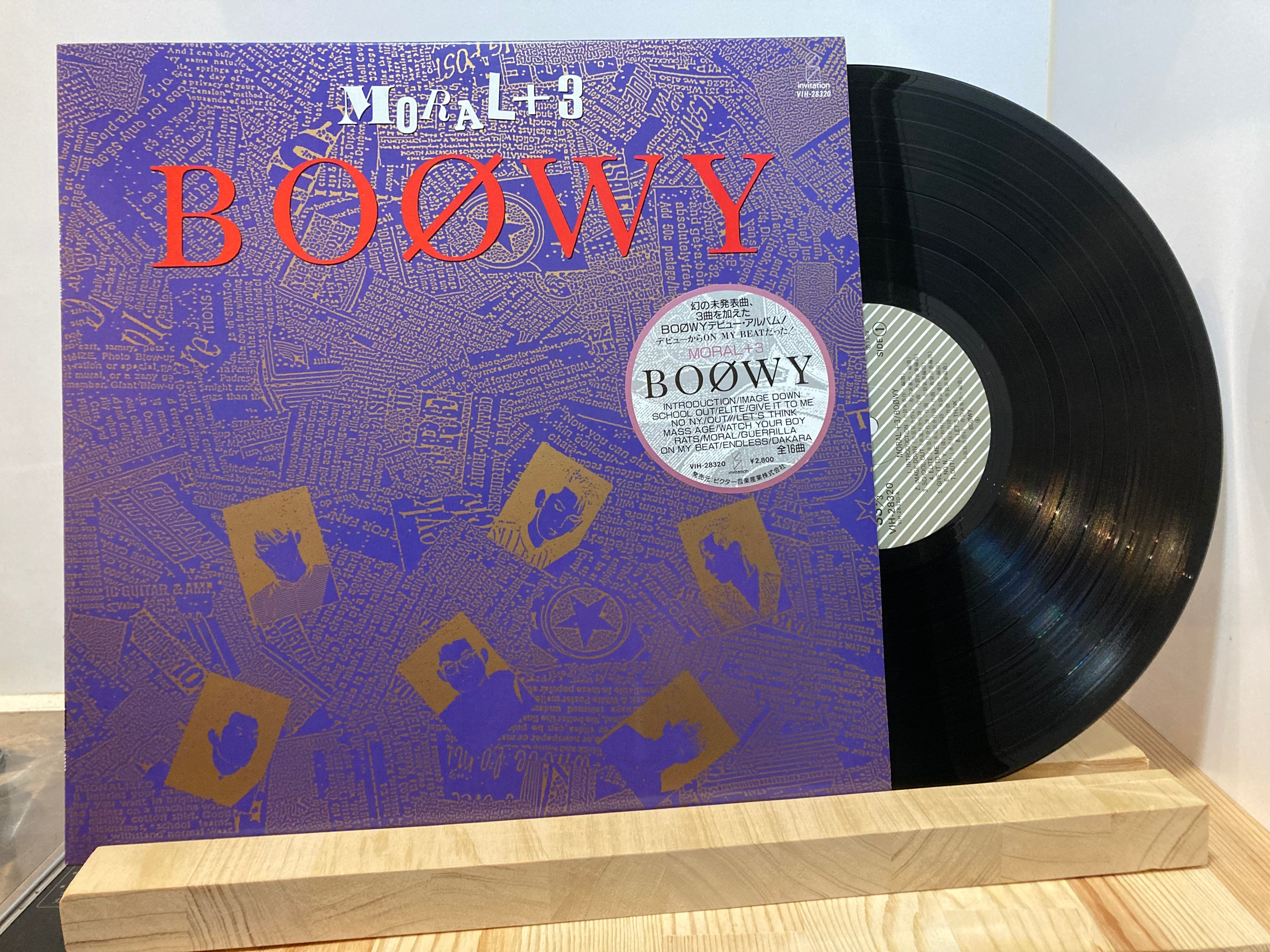 BOOWY / MORAL +3 | sixteen records (シックスティーンレコード)