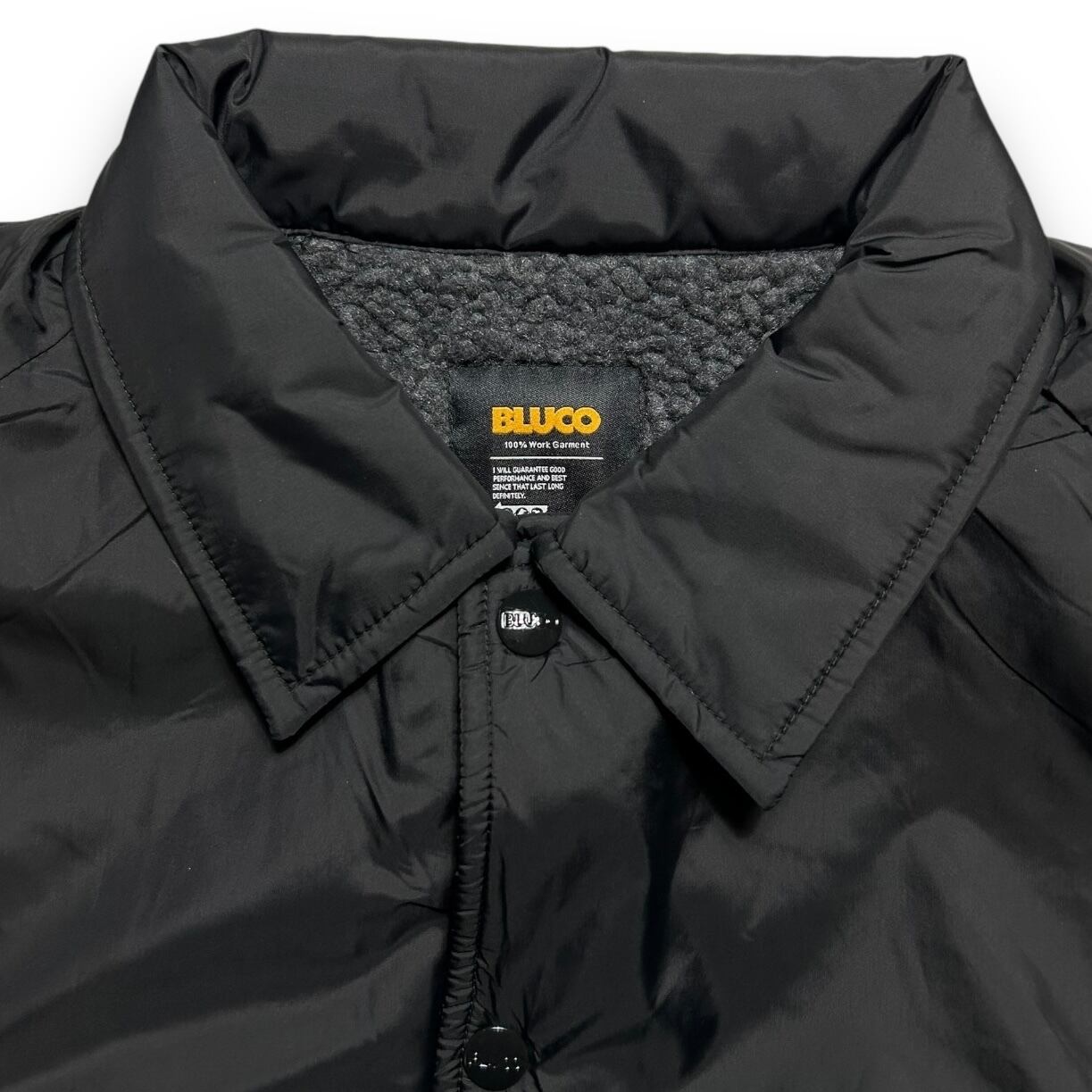 コーチジャケット ボア ナイロンジャケット メンズ BLUCO【ブルコ