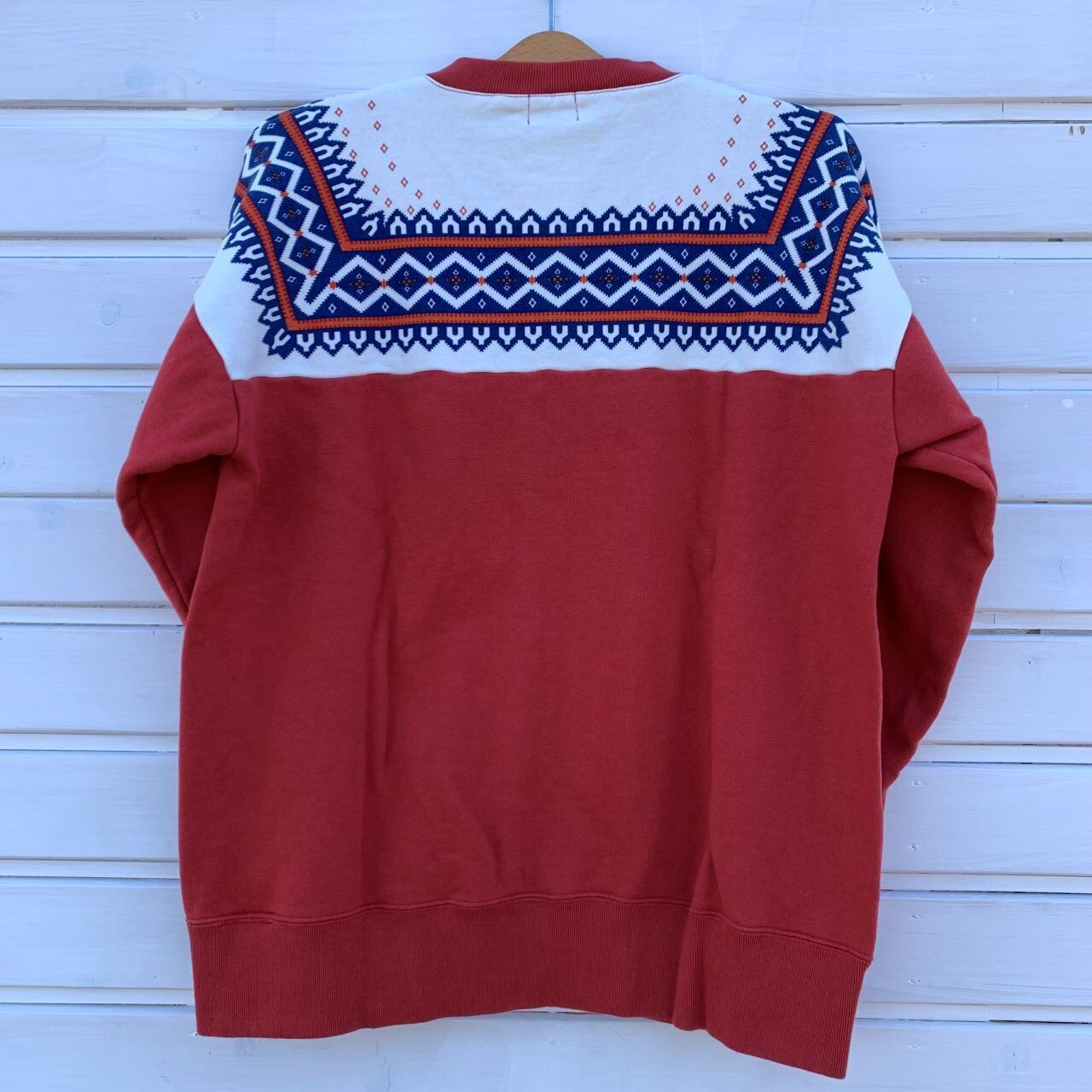 WHITESVILLE SNOW PATTERN SWEAT ZIP SHIRT | Jeans Shop 3rd Down