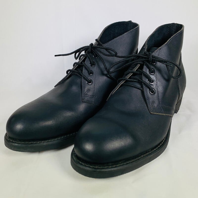 90's U.S.NAVY Chukka Boots チャッカブーツ スチールトゥ ブラック