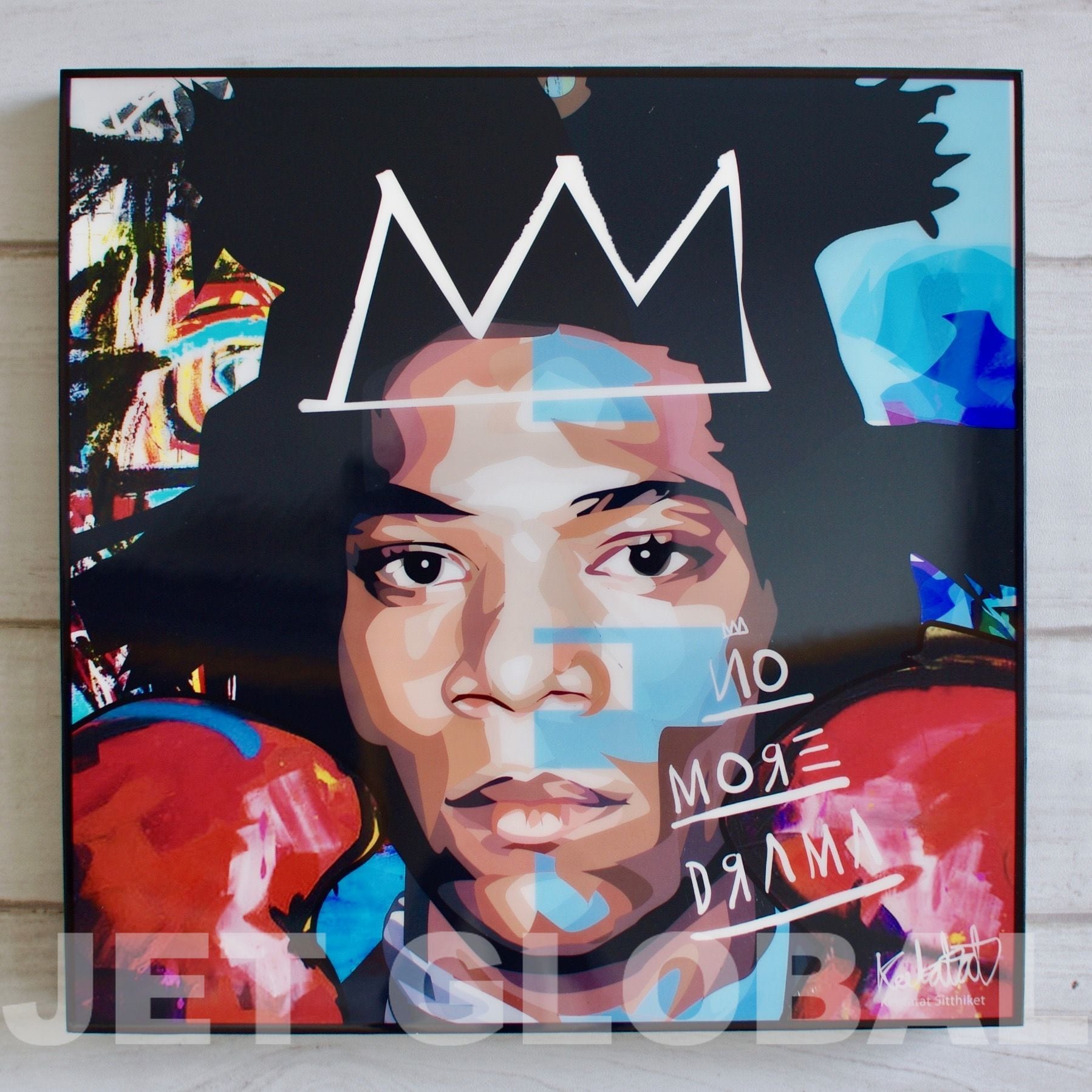 バスキア JEAN-MICHEL BASQUIAT 油絵 2 バスキア JEAN-MICHEL BASQUIAT