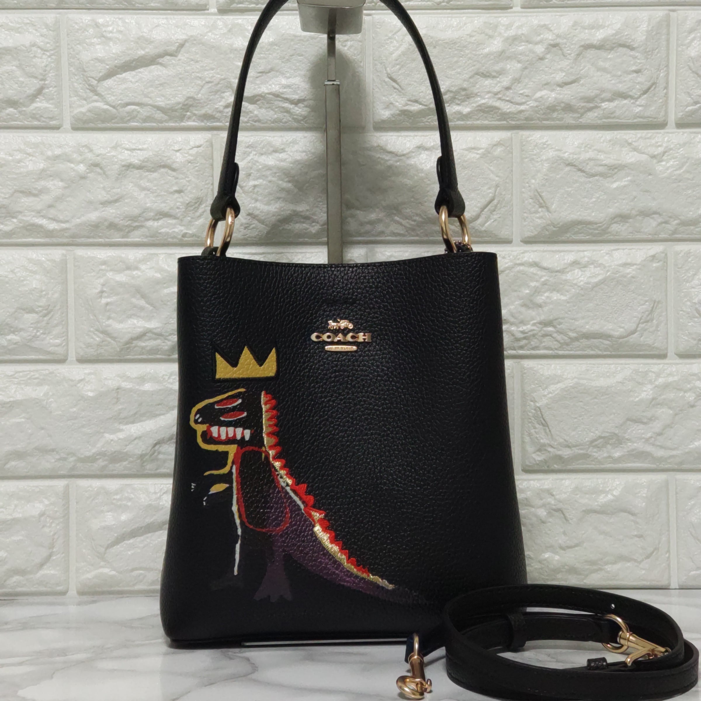 COACH コーチ バスキア コラボ ショルダーバッグ タウンバケット