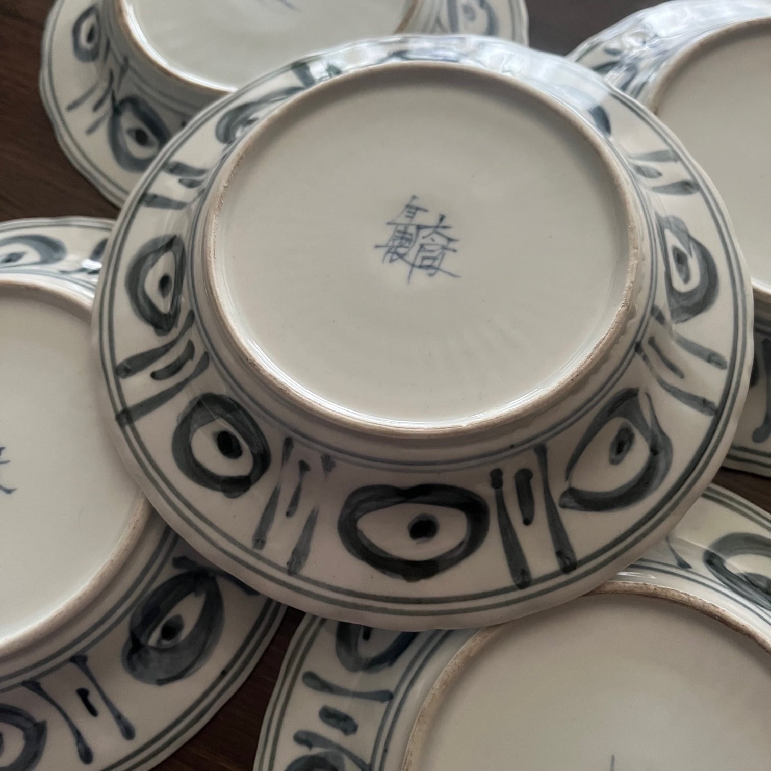 中国清朝5枚皿 | 古美術 希 のぞみ 美術・デザイン事務所 Japanese