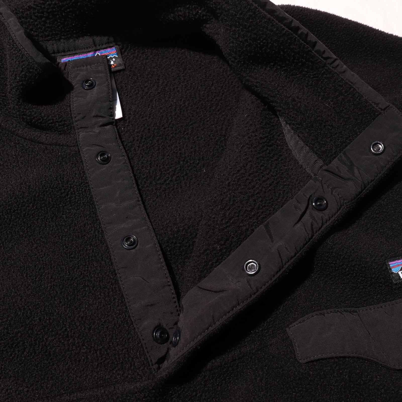 極美品 L オールブラック 11年 シンチラスナップT Patagonia