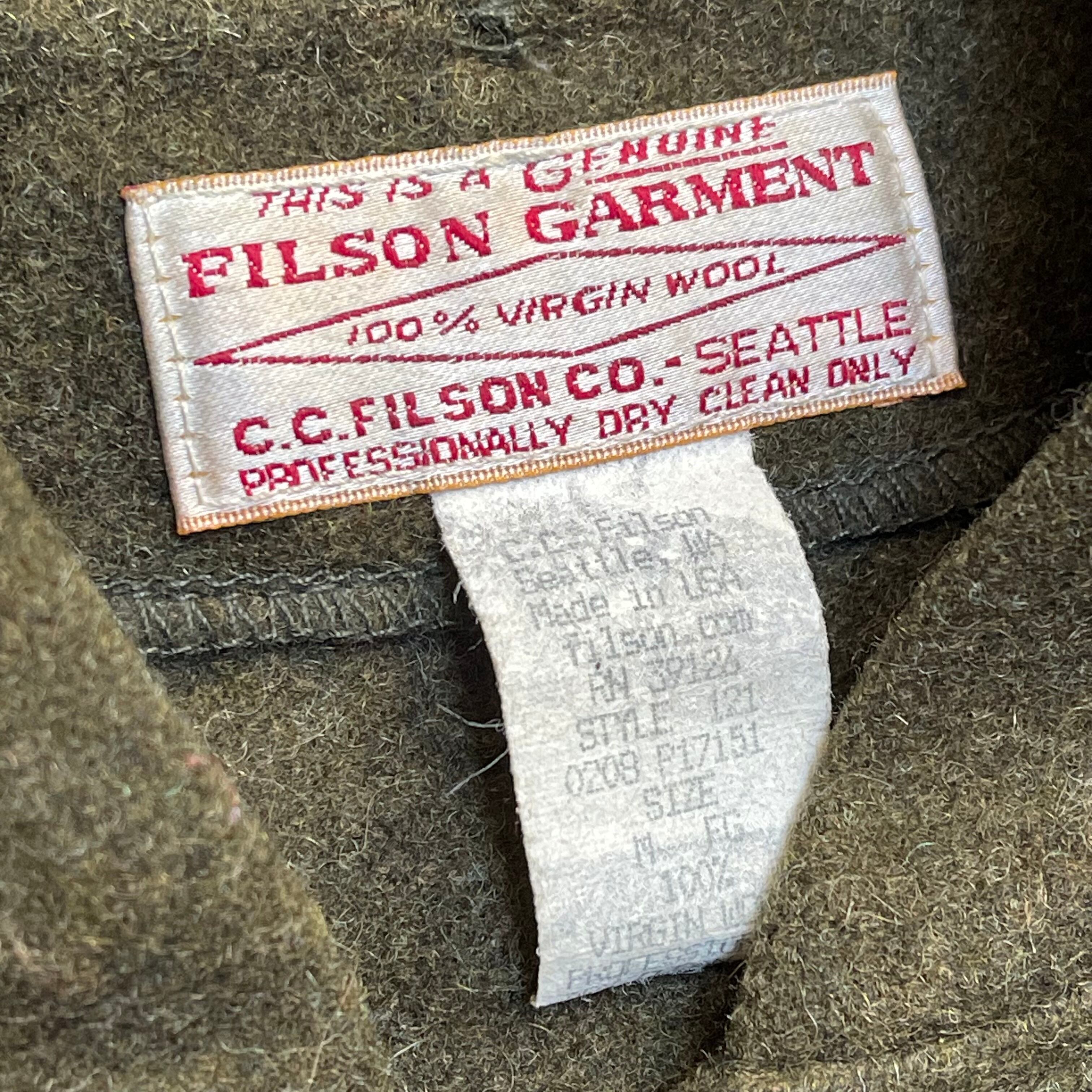 USA製 FILSON GARMENT フィルソン ウールベスト M | 古着屋DIGDIG