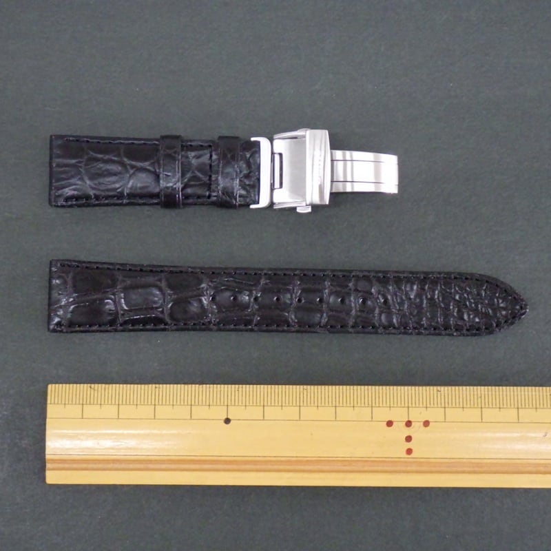 SEIKO セイコー 時計ベルト 20mm ワニ革 クロコダイルバンド L0H7011J9