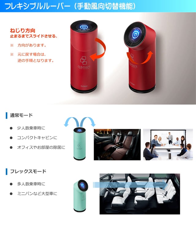 パーソナルオゾン発生器【オースリースマート(O3 Smart)】 | mtecfuji