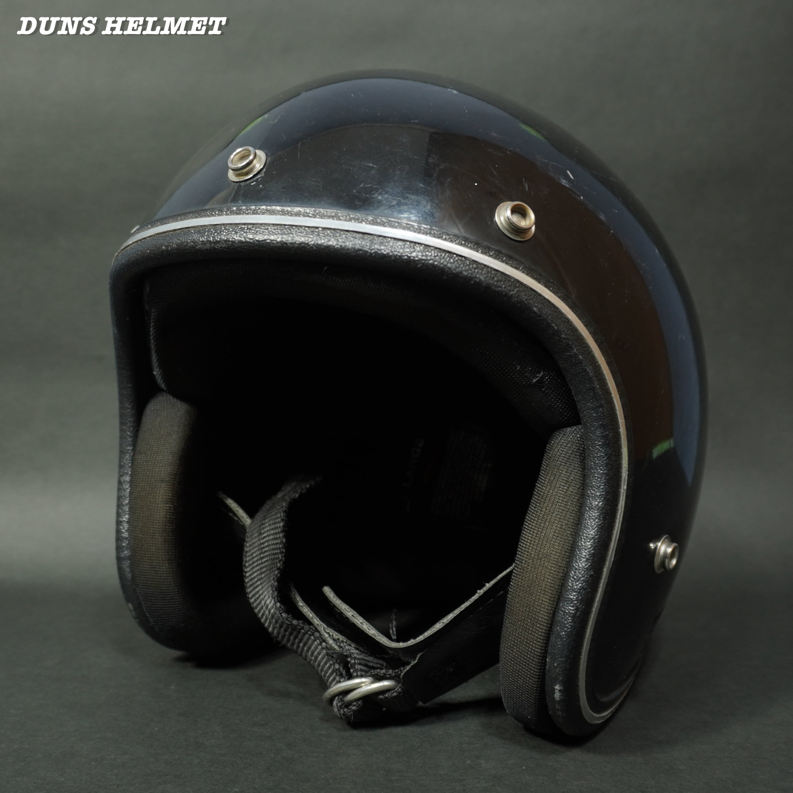DUNS HELMET 1980s 1990s BLACK | Loki Vintage&Used