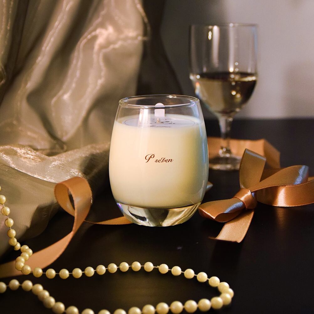 LOVE YOU / LOVE ME ワインキャンドル | P.Seven茶香水