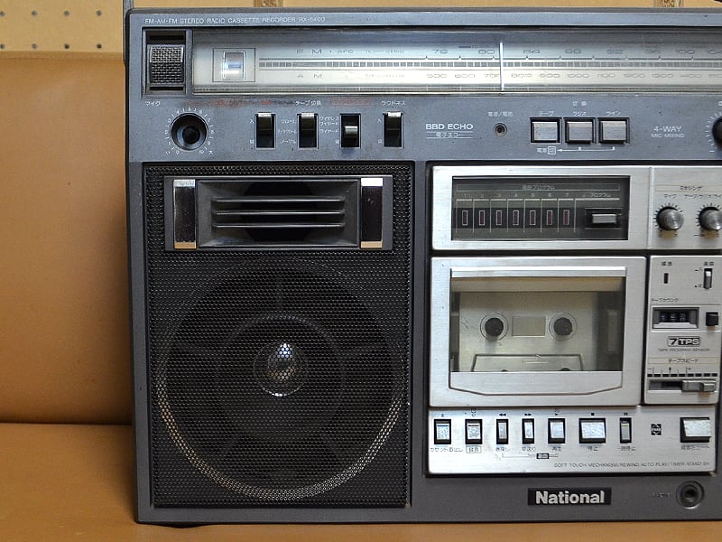 ♪昭和銘機 整備清掃ラジカセ National Disco MACRX-5500 ♪昭和銘機