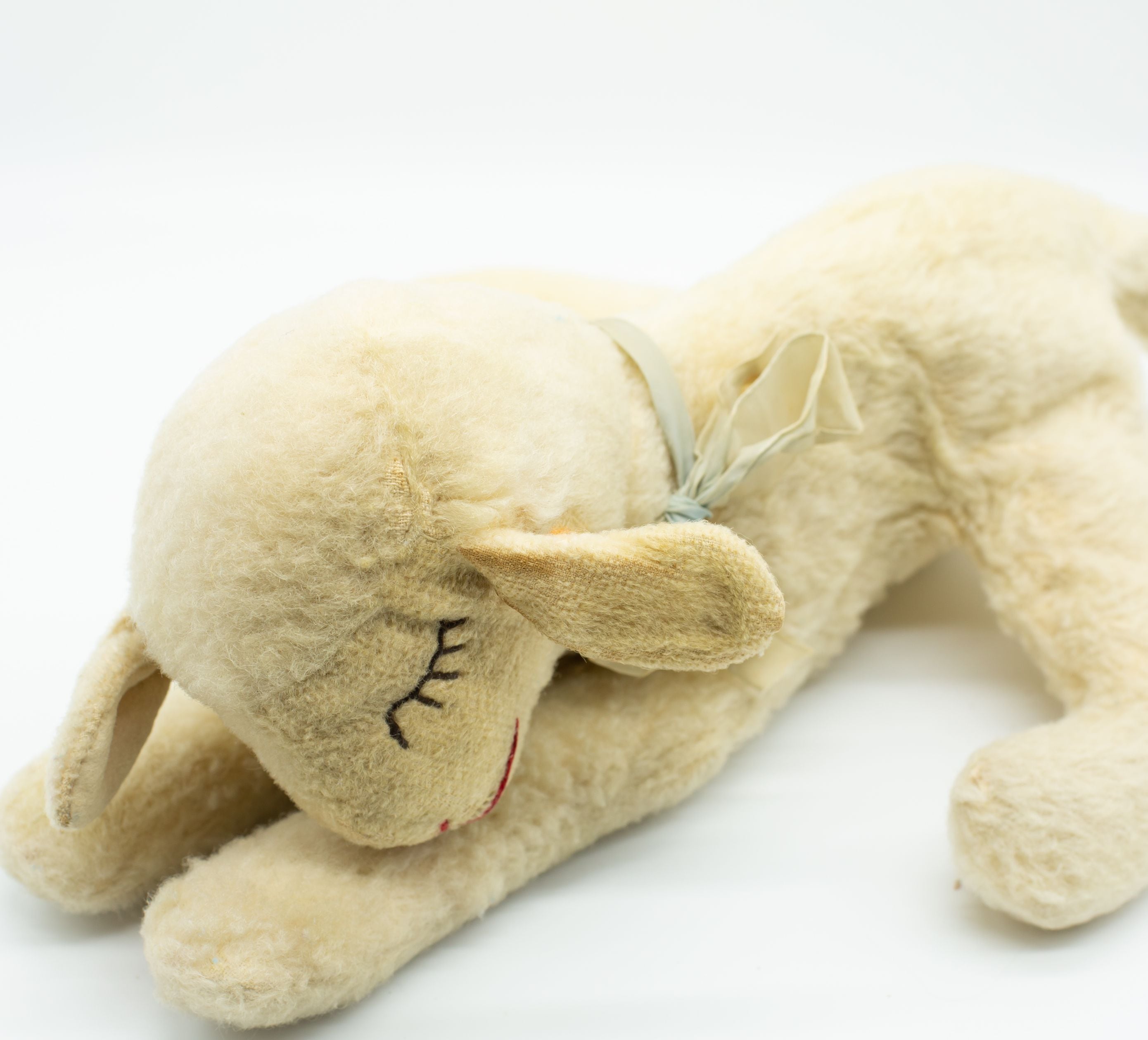 アンティークシュタイフ 眠り羊 Steiff 「Floppy Lamby」28cm