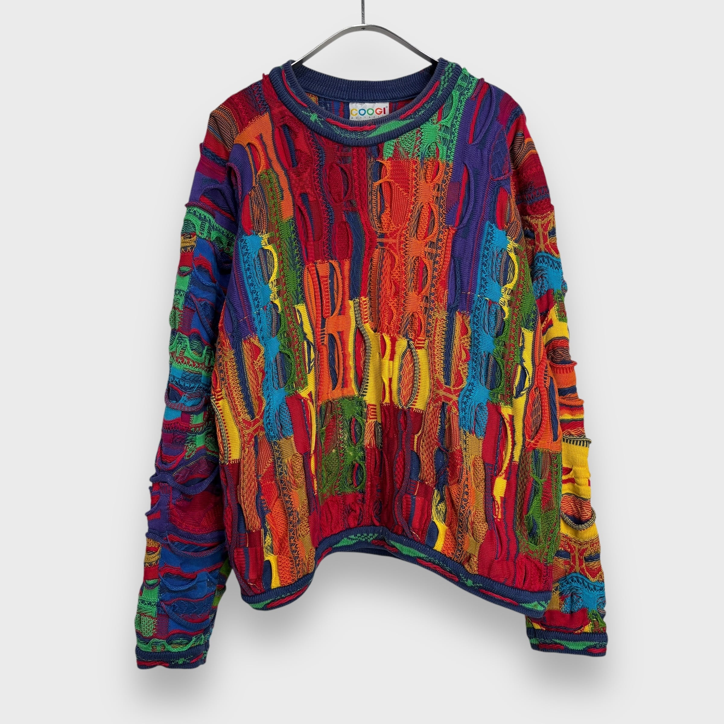 90s COOGI クージー 3Dニット 総柄ニット オーストラリア製 S | 古着屋 Uan