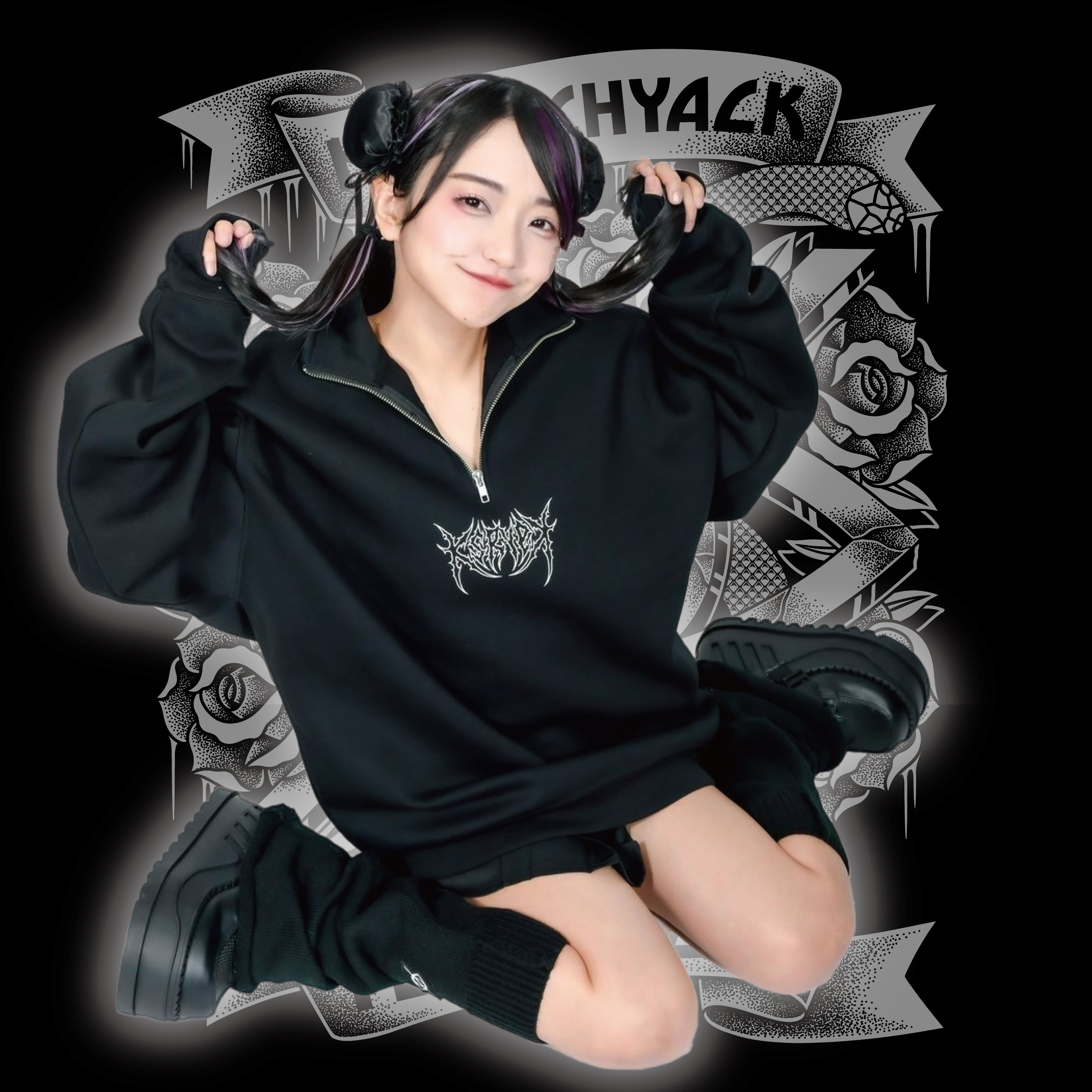 我慢はいつか」ハーフジップ | KRY clothing