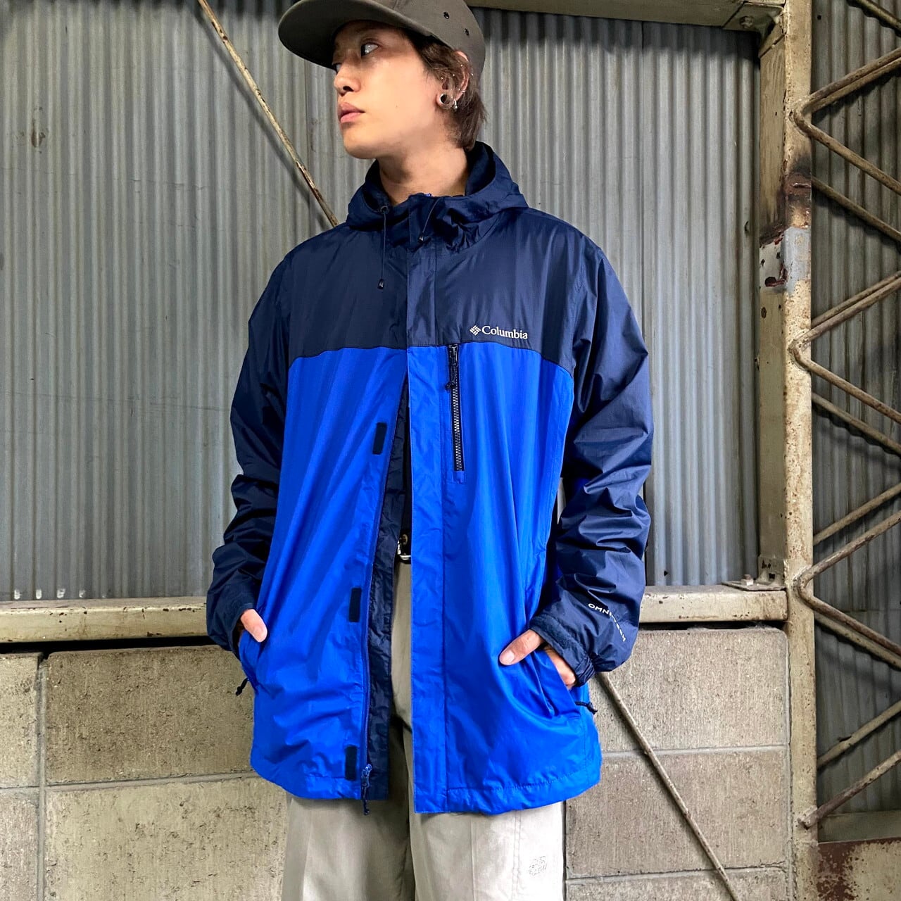 Columbia コロンビア ダウンパーカー メンズ L ネイビー 紺 Columbia