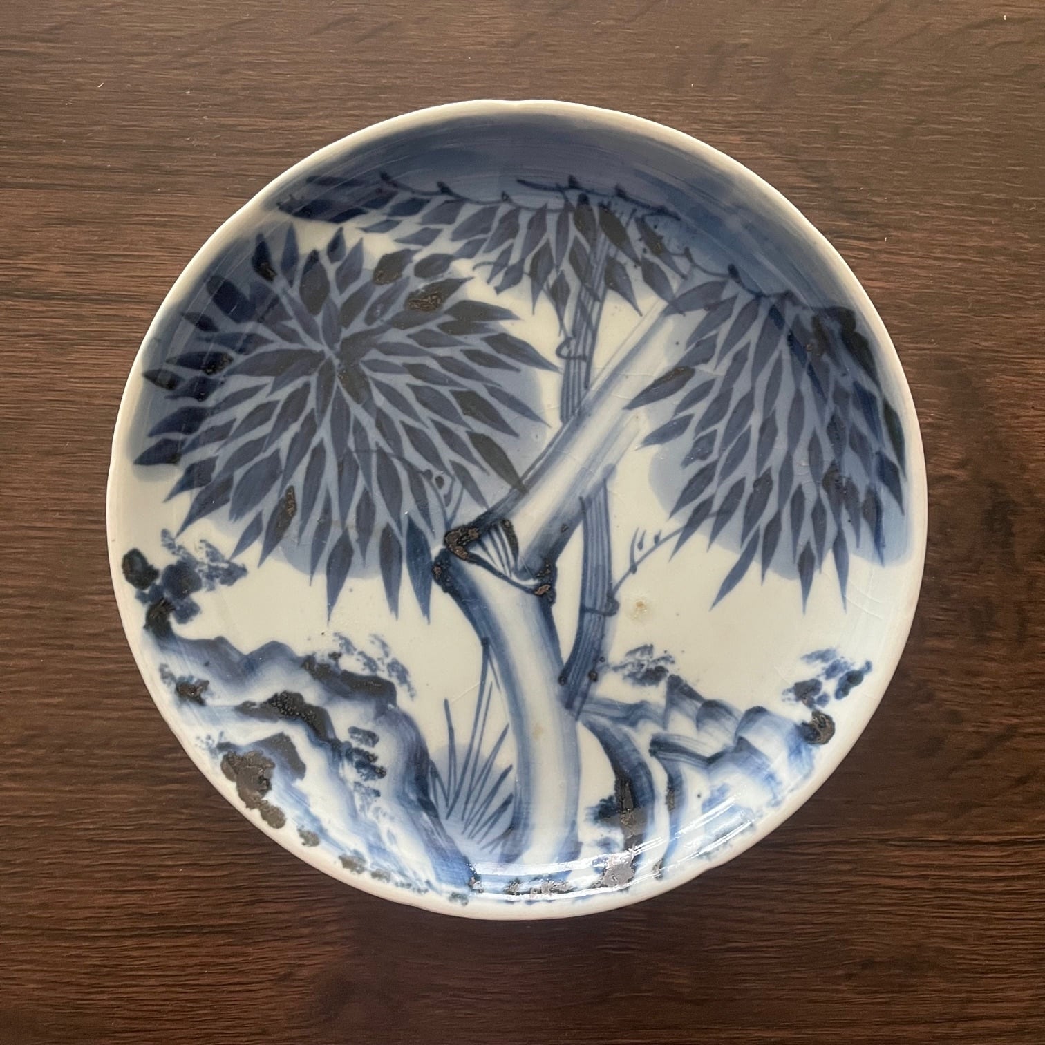 古伊万里染付5枚皿 | 古美術 希 のぞみ 美術・デザイン事務所