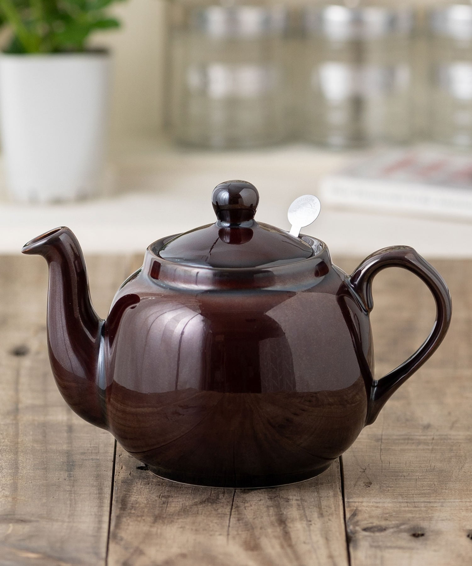 限定復刻 ティーポット 4カップ 900ml(1.2L) ダークブラウン | London