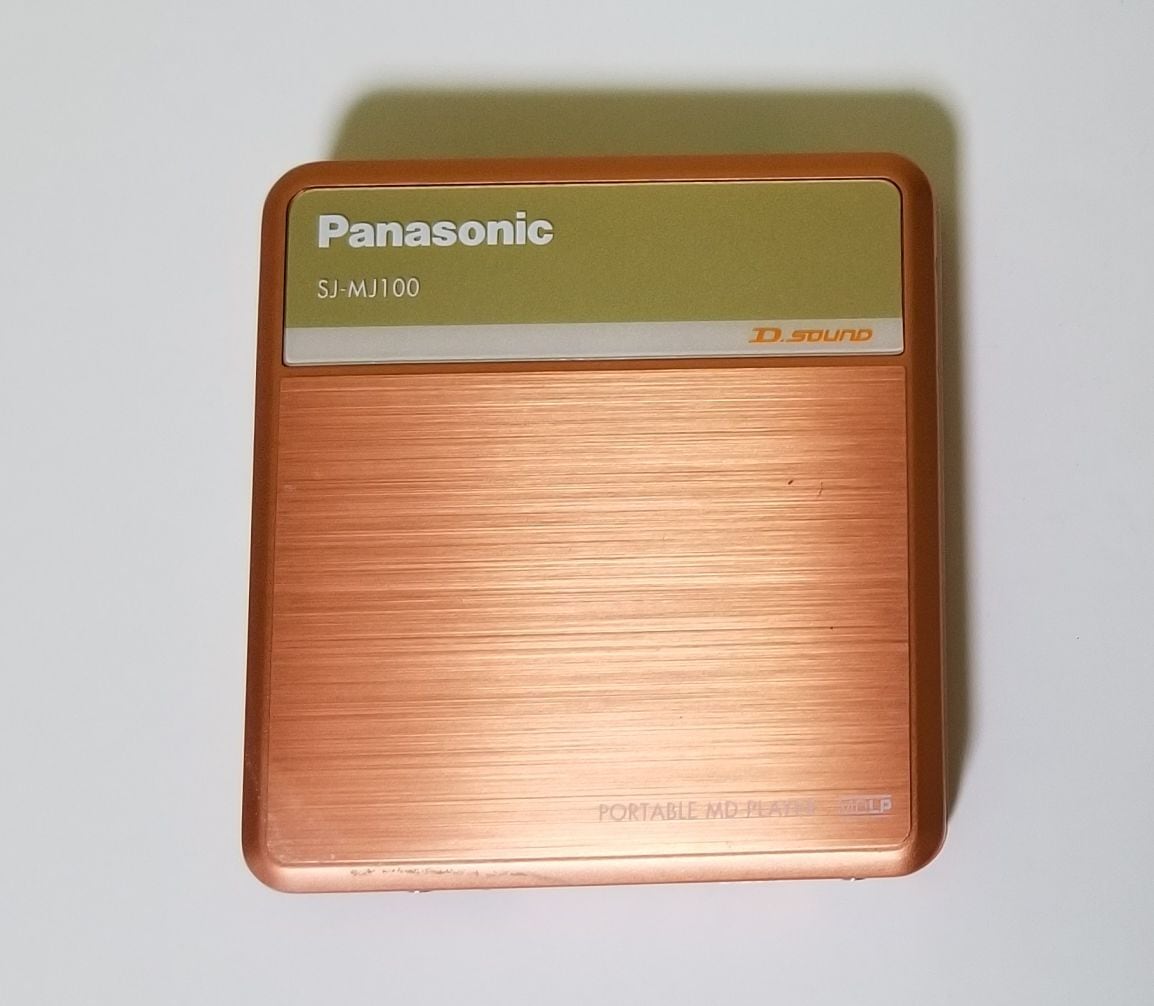 MDポータブルプレーヤー Panasonic SJ-MJ100 MDLP対応・完動品 | MTR