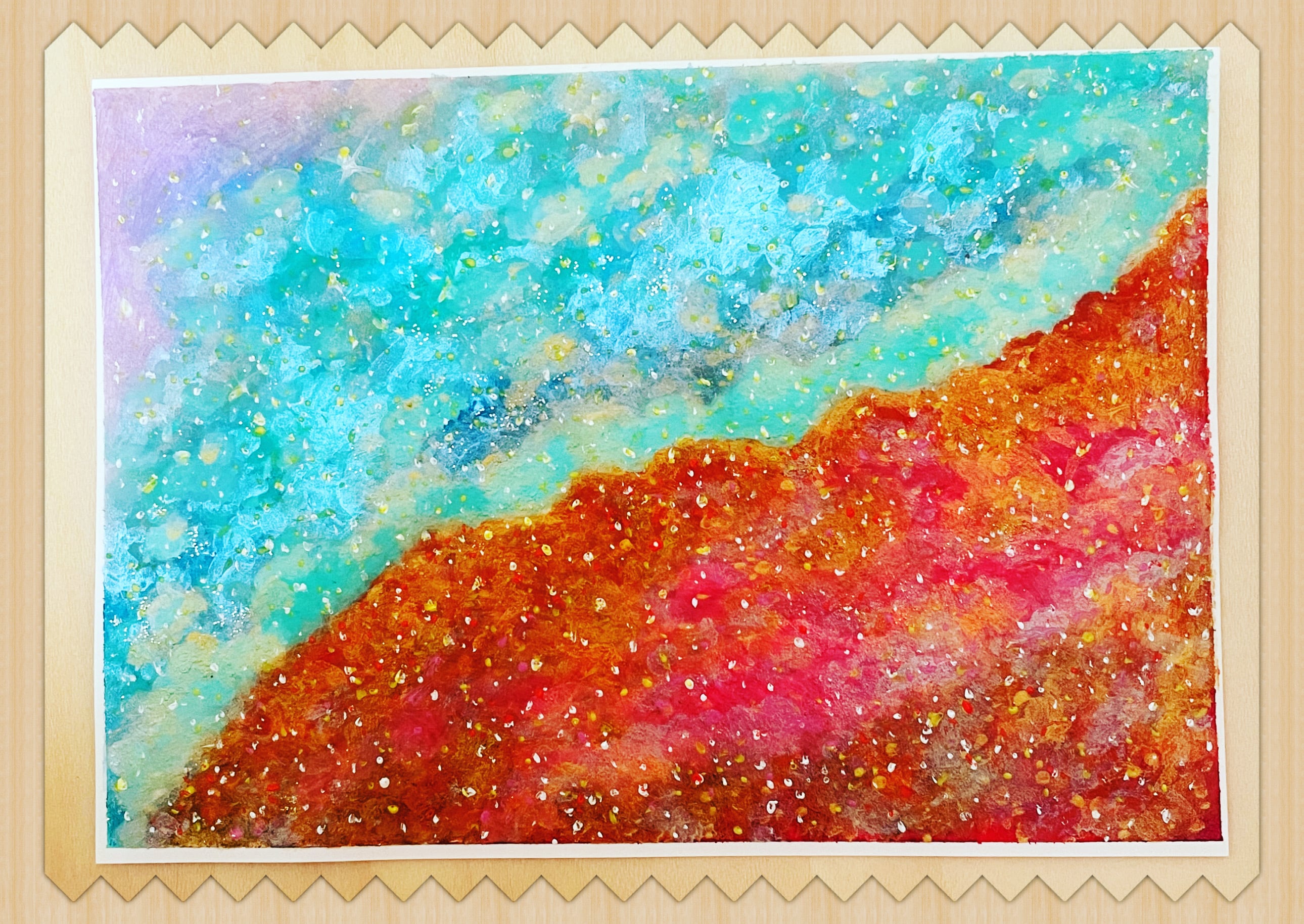 エネルギーアート スピリチュアルアート 絵画 アクリル画 エネルギー