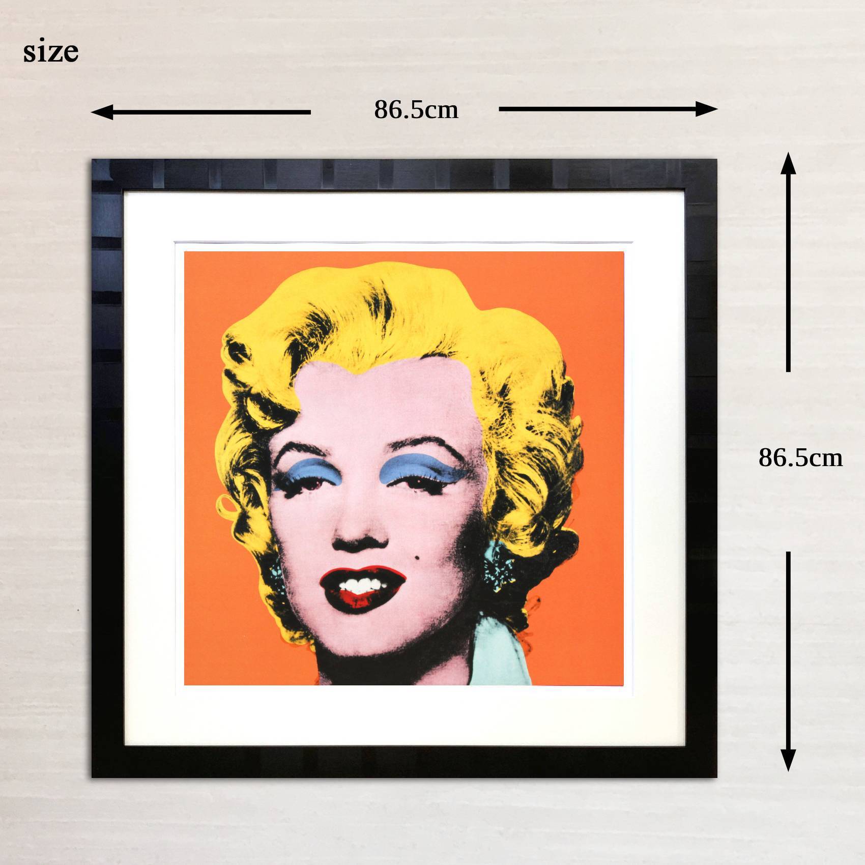 アンディ ウォーホル「マリリン モンロー(ショットオレンジ)1964」展示