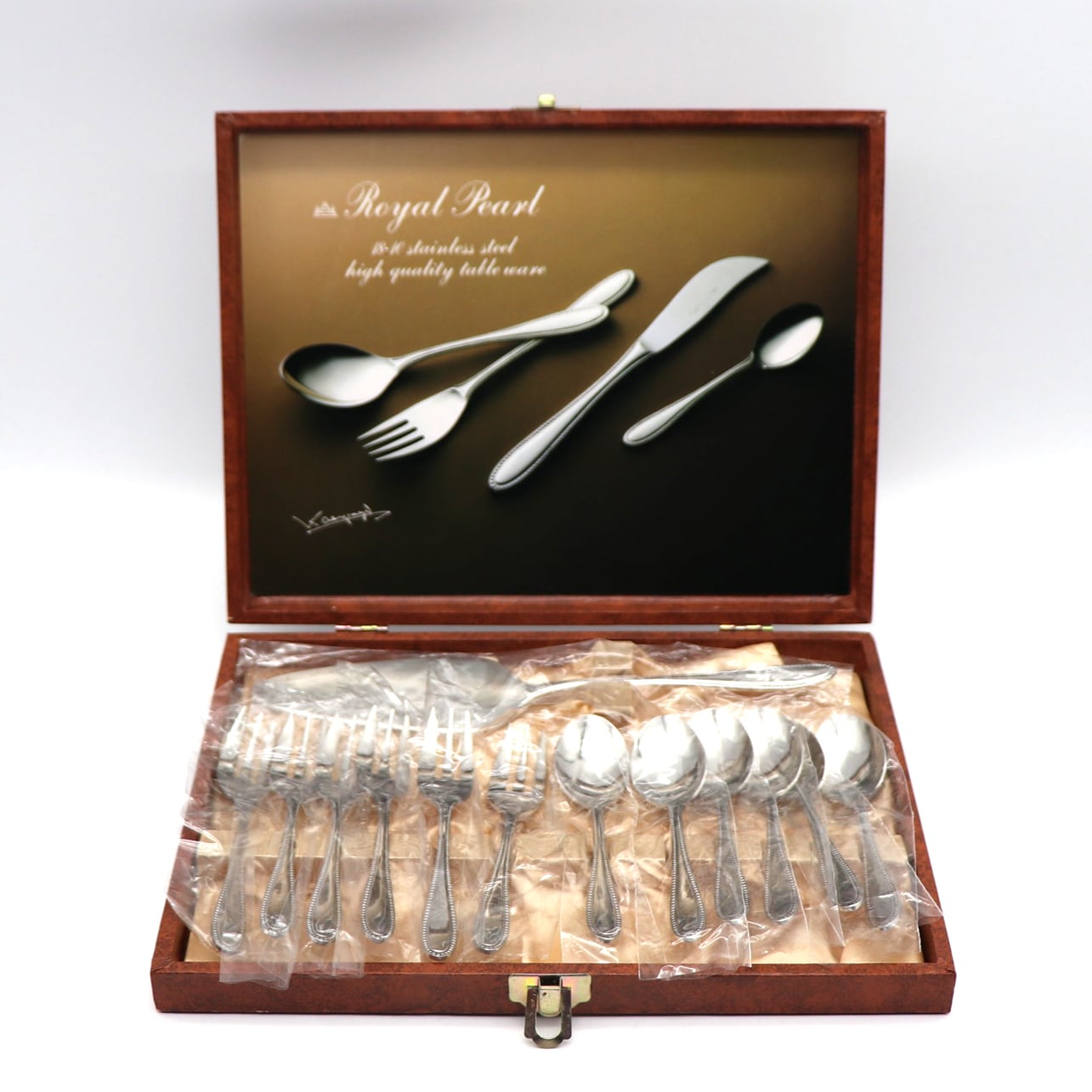 ヨコハマ宝石サロン Saloon シルバー スプーン 3本とフォーク1本セット