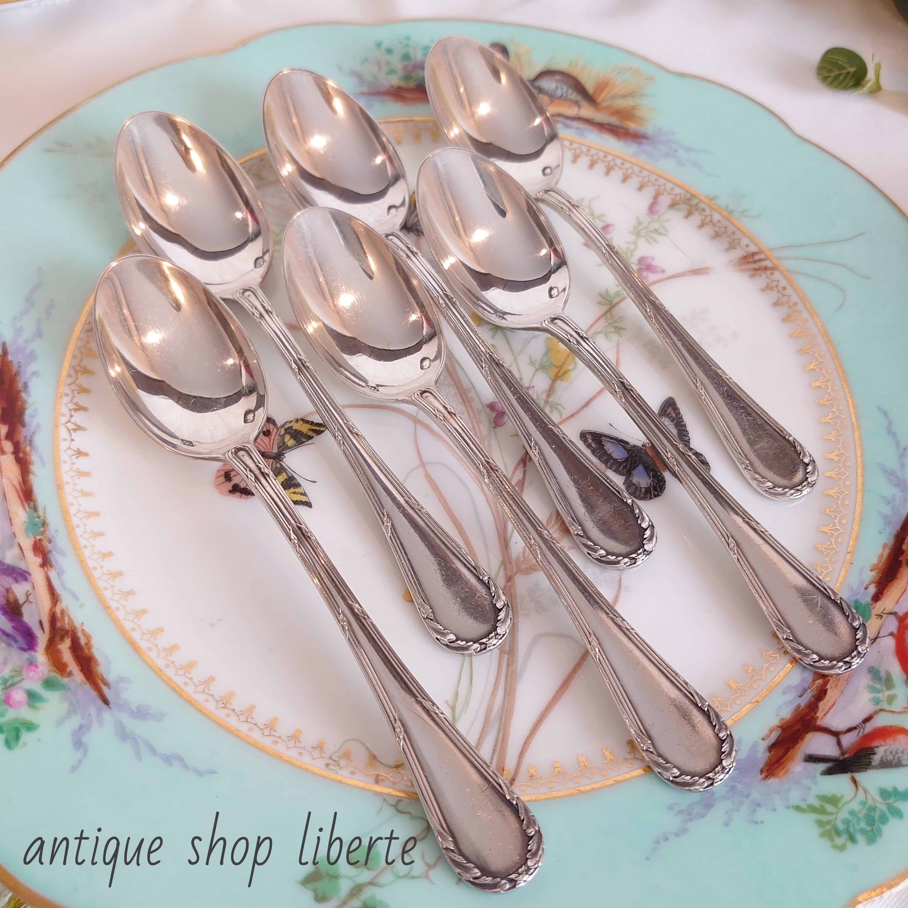 ピュイフォルカ puiforcat spoon 6本組 silver950 | アンティーク