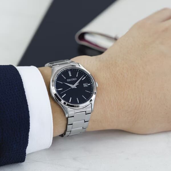 SEIKO セイコーセレクション Sシリーズ SBPX147 黒文字盤 ソーラー 10