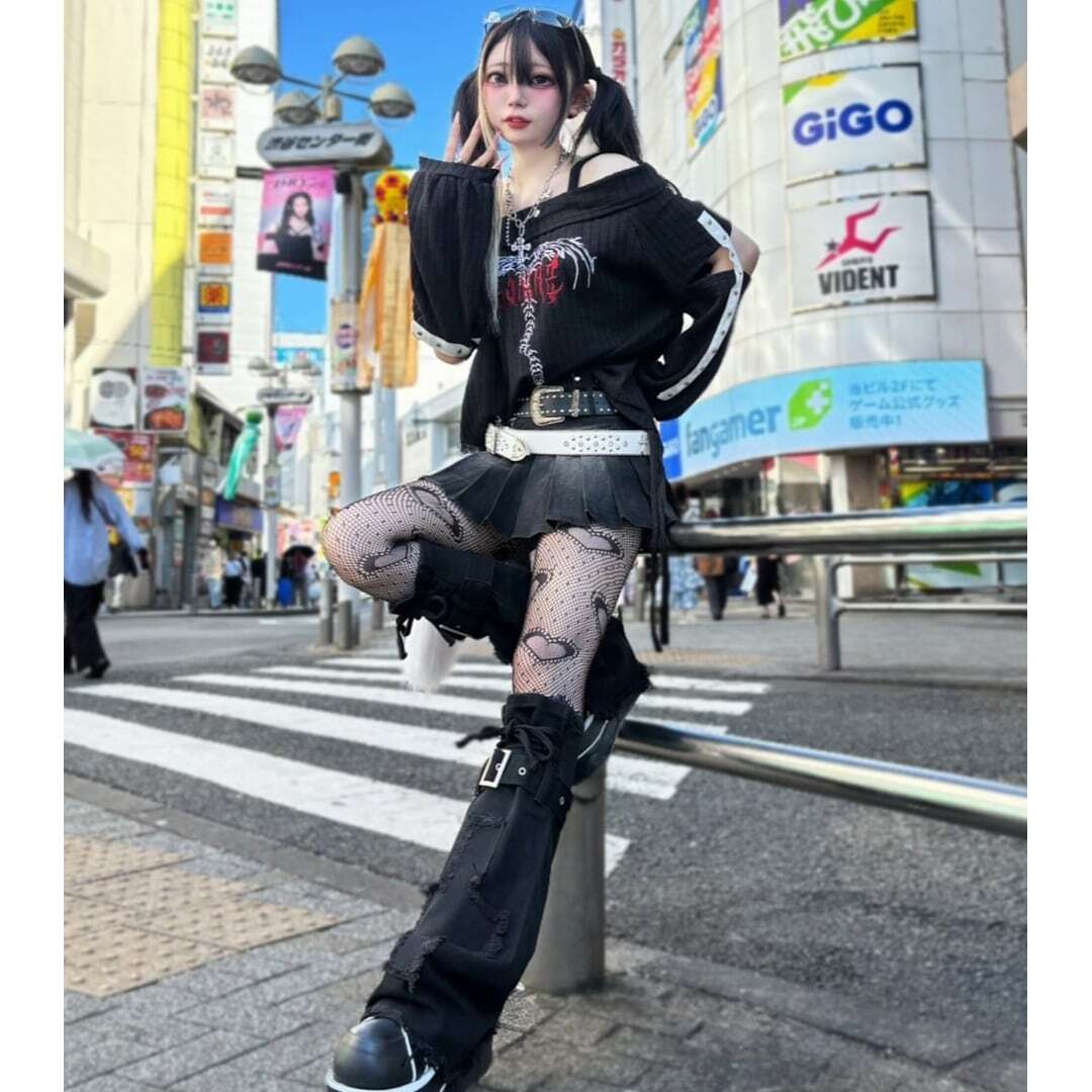 ハート柄 網タイツ | VOLCAN&APHRODITE