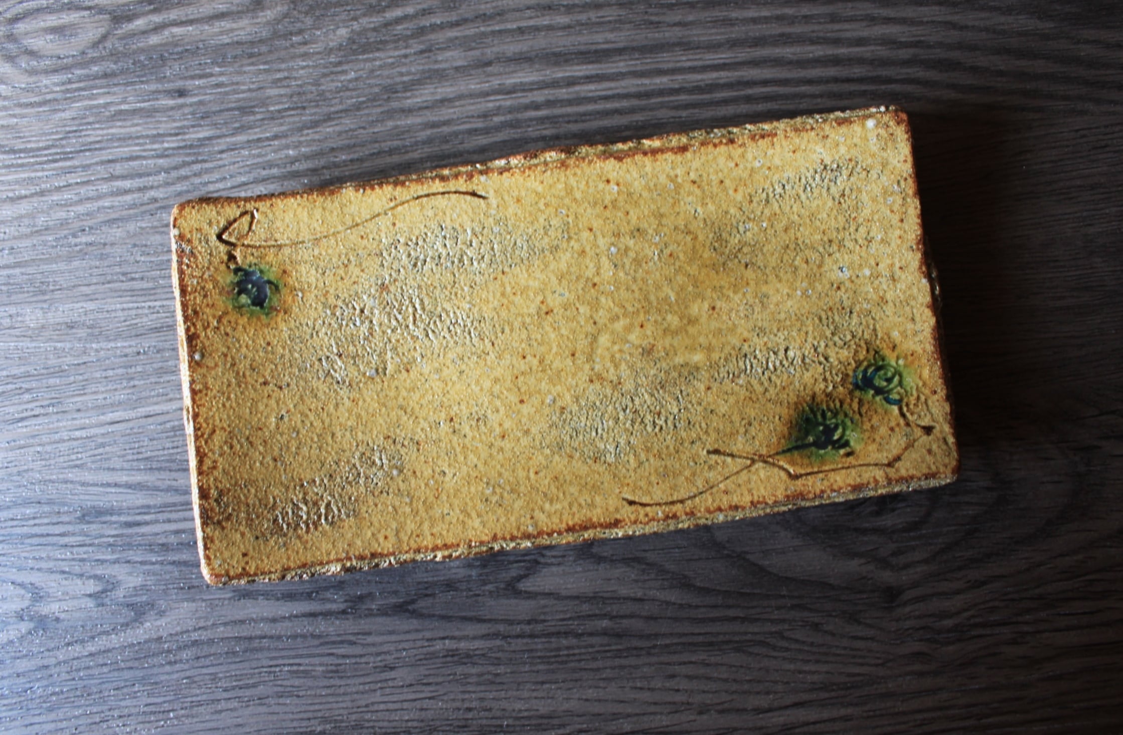 黄瀬戸長角皿 | 棚橋淳陶房ーshop