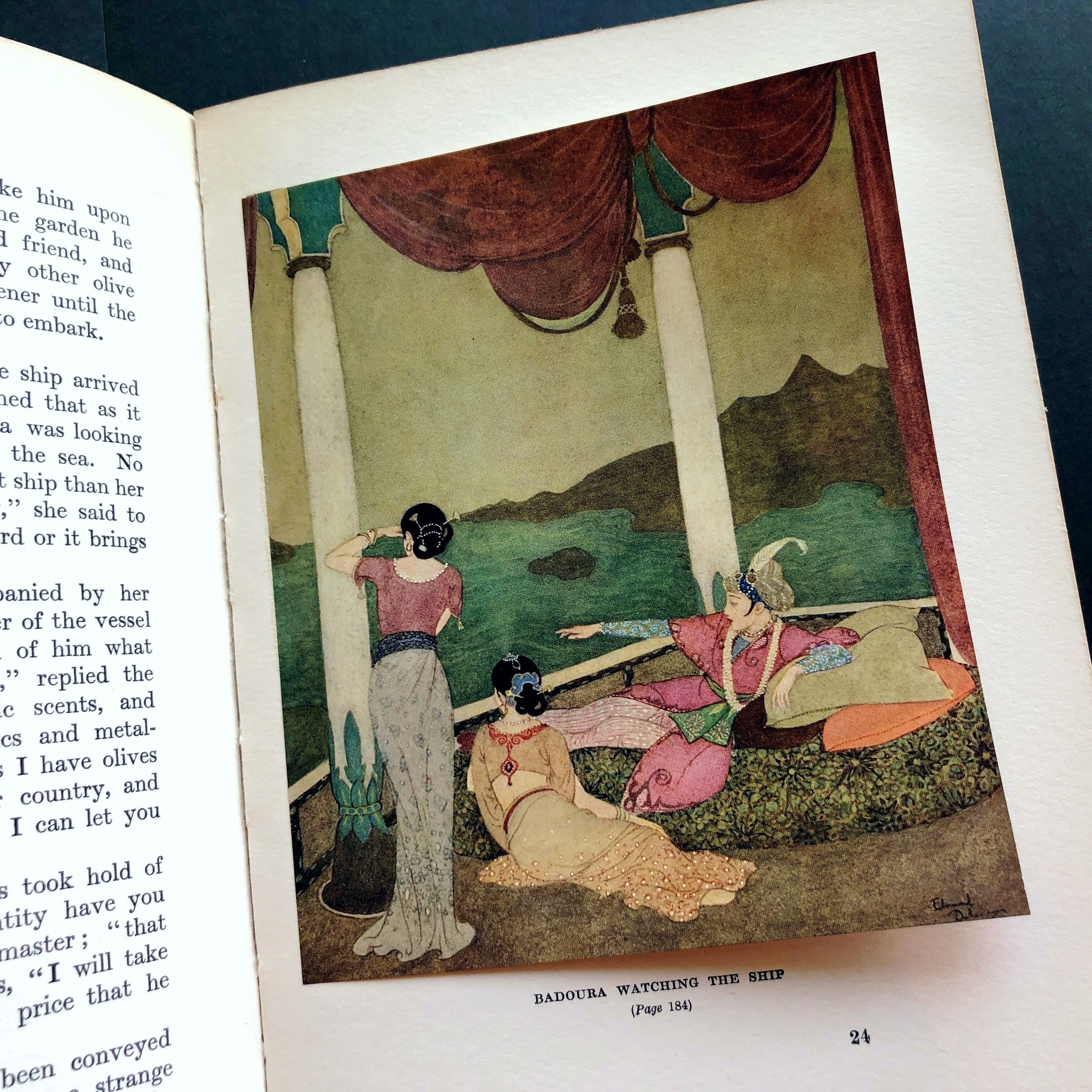 エドマンド・デュラック 貼込カラー挿絵20点 洋書アラビアンナイト