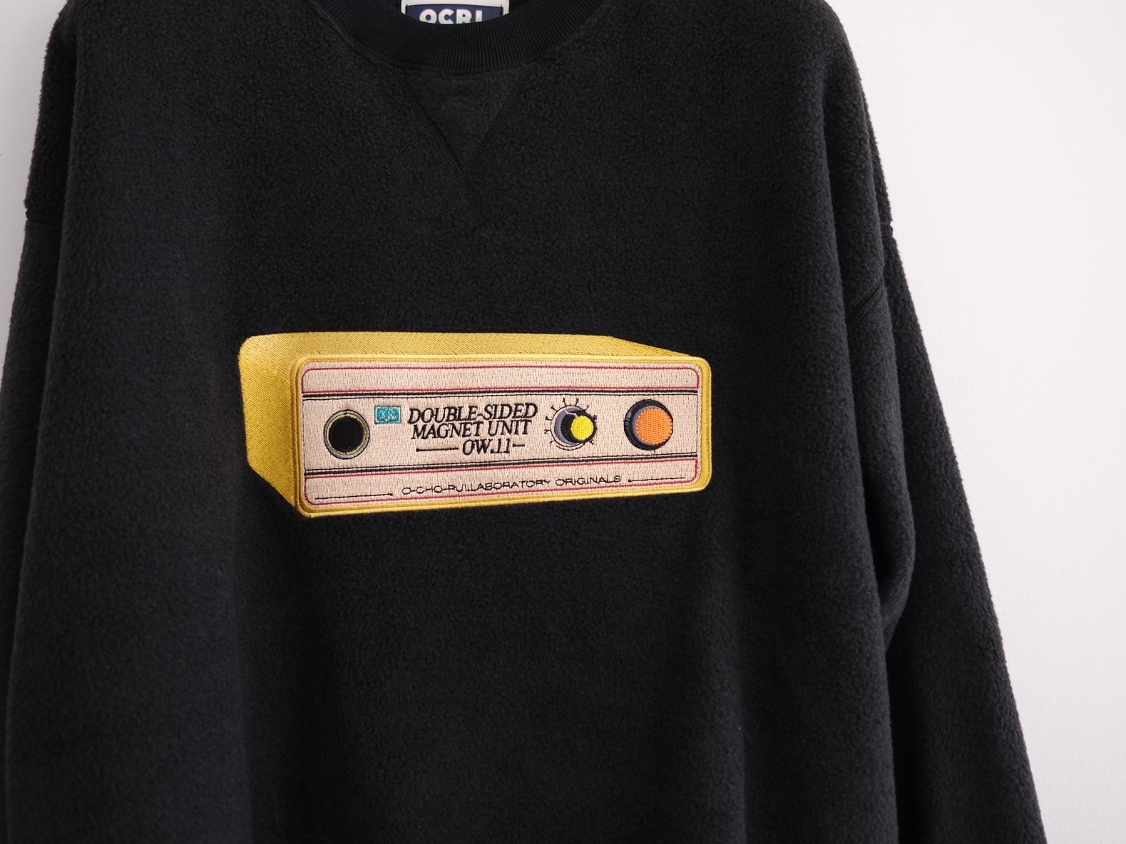 O-(オー/レイチョウルイラボ)” FREE SWEATSHIRT (medical EQ)BLACK