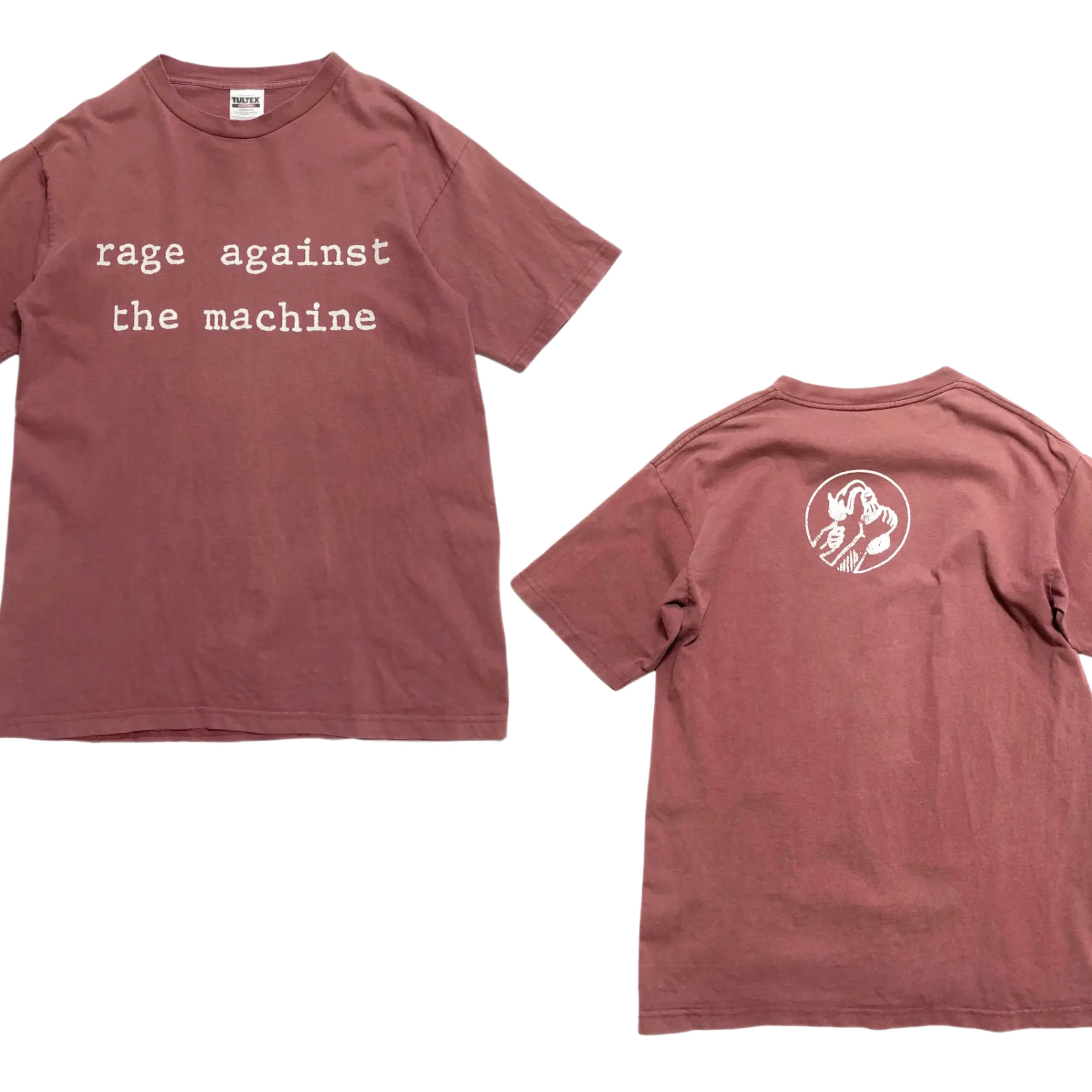 90s RAGE AGAINST THE MACHINE 火炎瓶 Tシャツ TULTEX 【L】レイジ