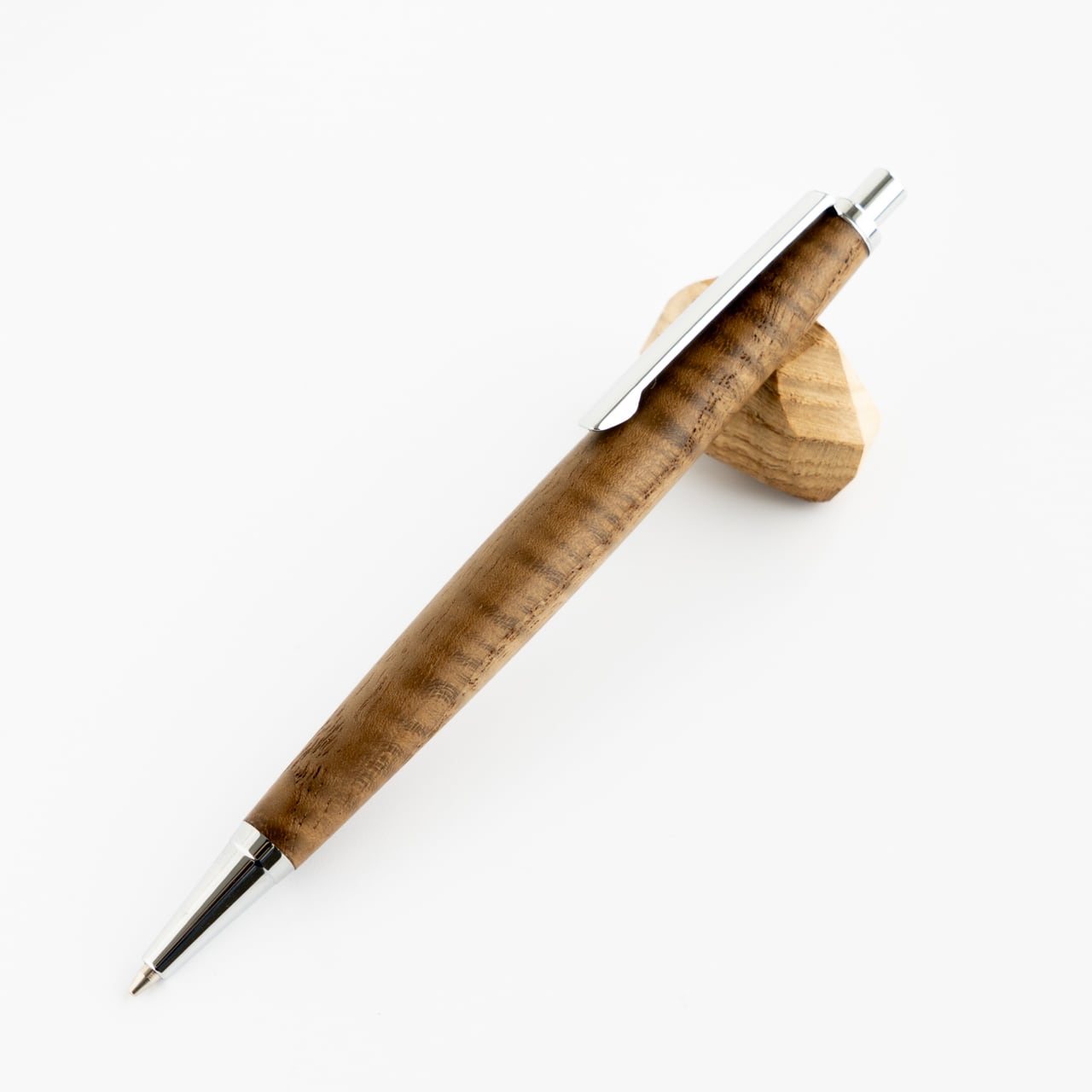 杢軸シャーペン】きはだ（黄檗） 「縮み杢」極上 / 0.5mmシャープ