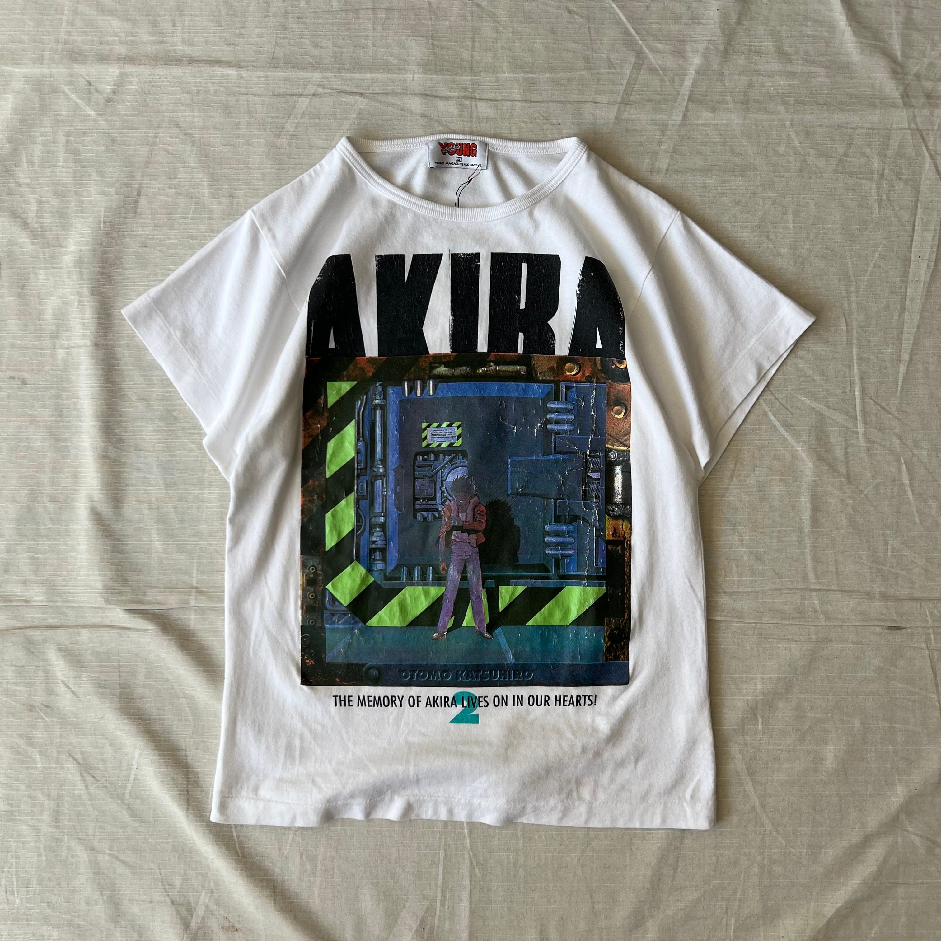 90's AKIRA/アキラ ヤングマガジン公式 Tシャツ 2巻表紙プリント 古着