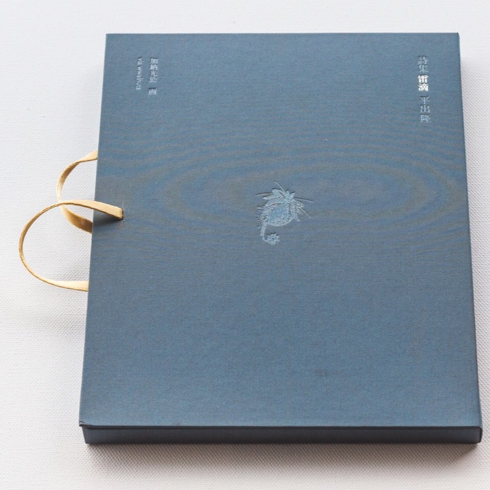 詩集 雷滴 特装版 平出隆 | store_via wwalnuts