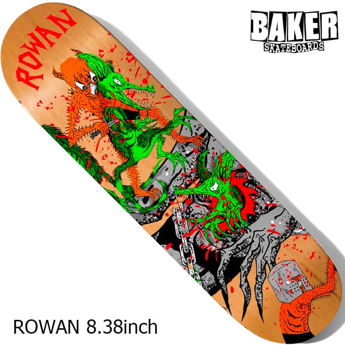 BAKER ベイカー デッキ スケボー ROWAM TOXIC RATS 8.38inch スケート