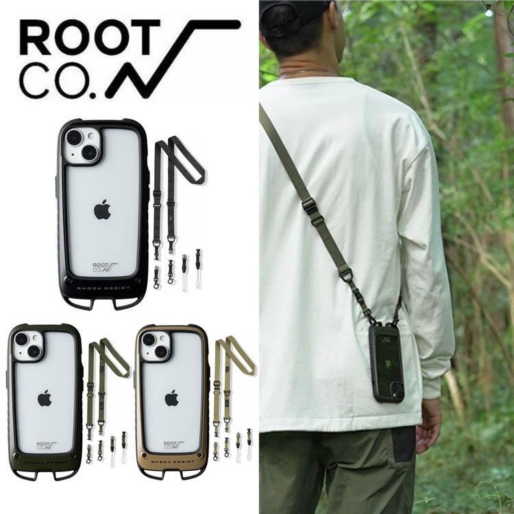 ROOT CO ルートコーiPhone14専用ケース＋ネック&ショルダーストラップ