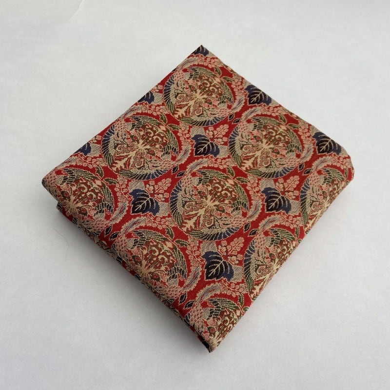 出帛紗 桐に向鳳凰丸文錦 [龍村織物裂］ | 茶道帛紗 大阪有香