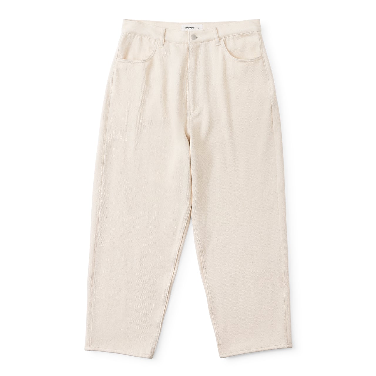 everyone soft denim pants (ECRU) | everyone