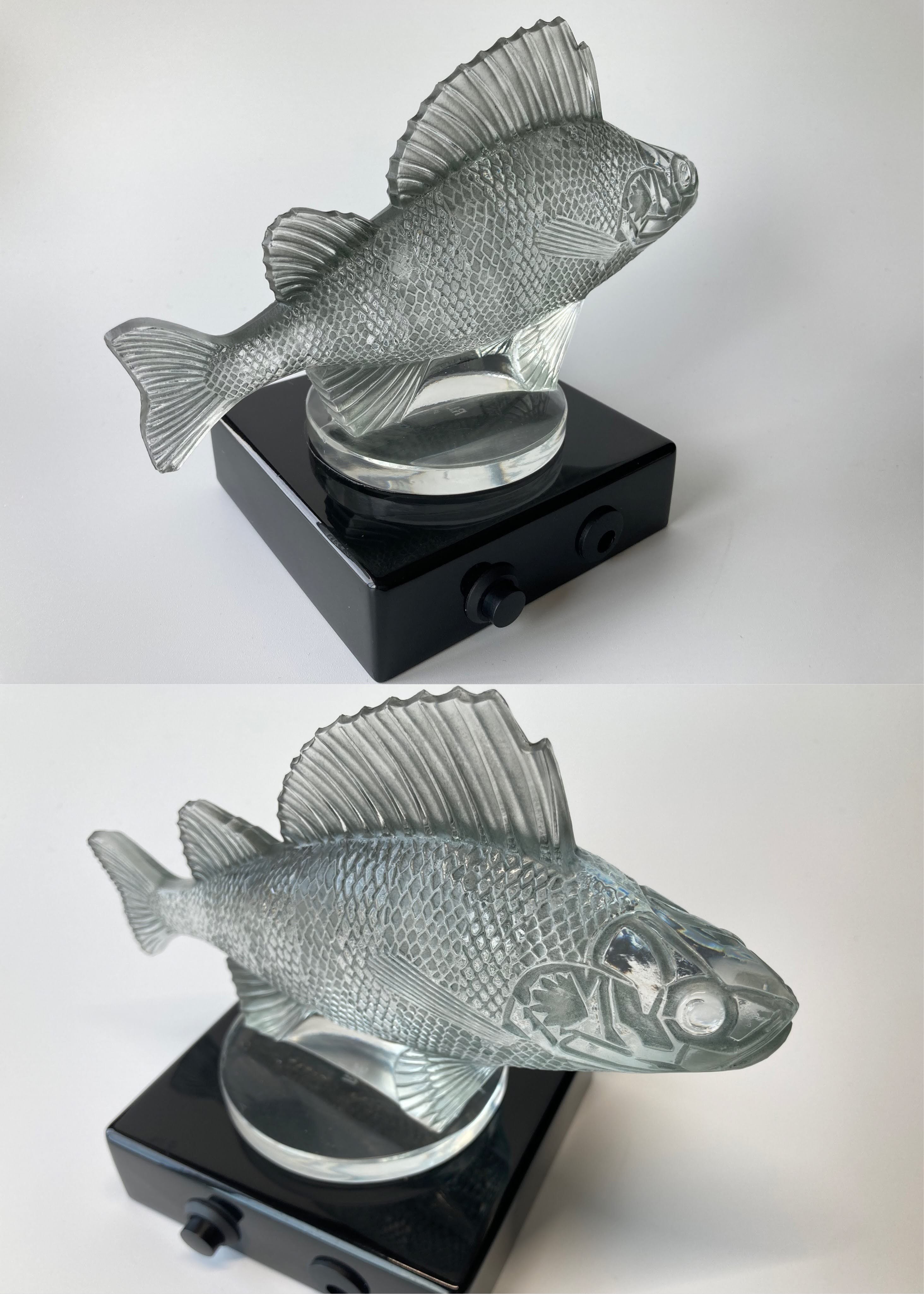 ルネ・ラリック R.LALIQUE 「Perche」 ペルシュ 魚 カーマスコット