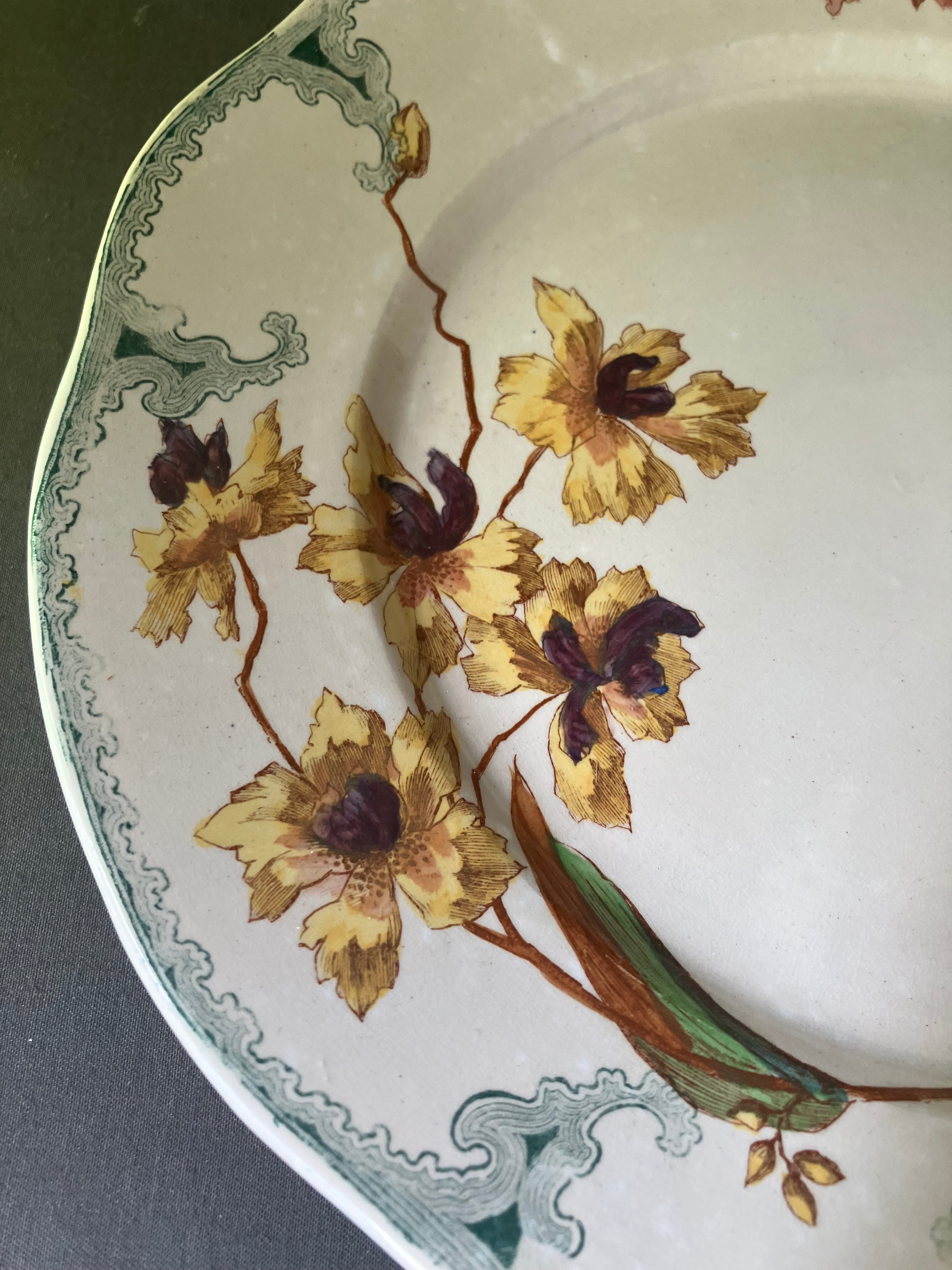 クレイユモントローORCHIDEESプレート | chouette