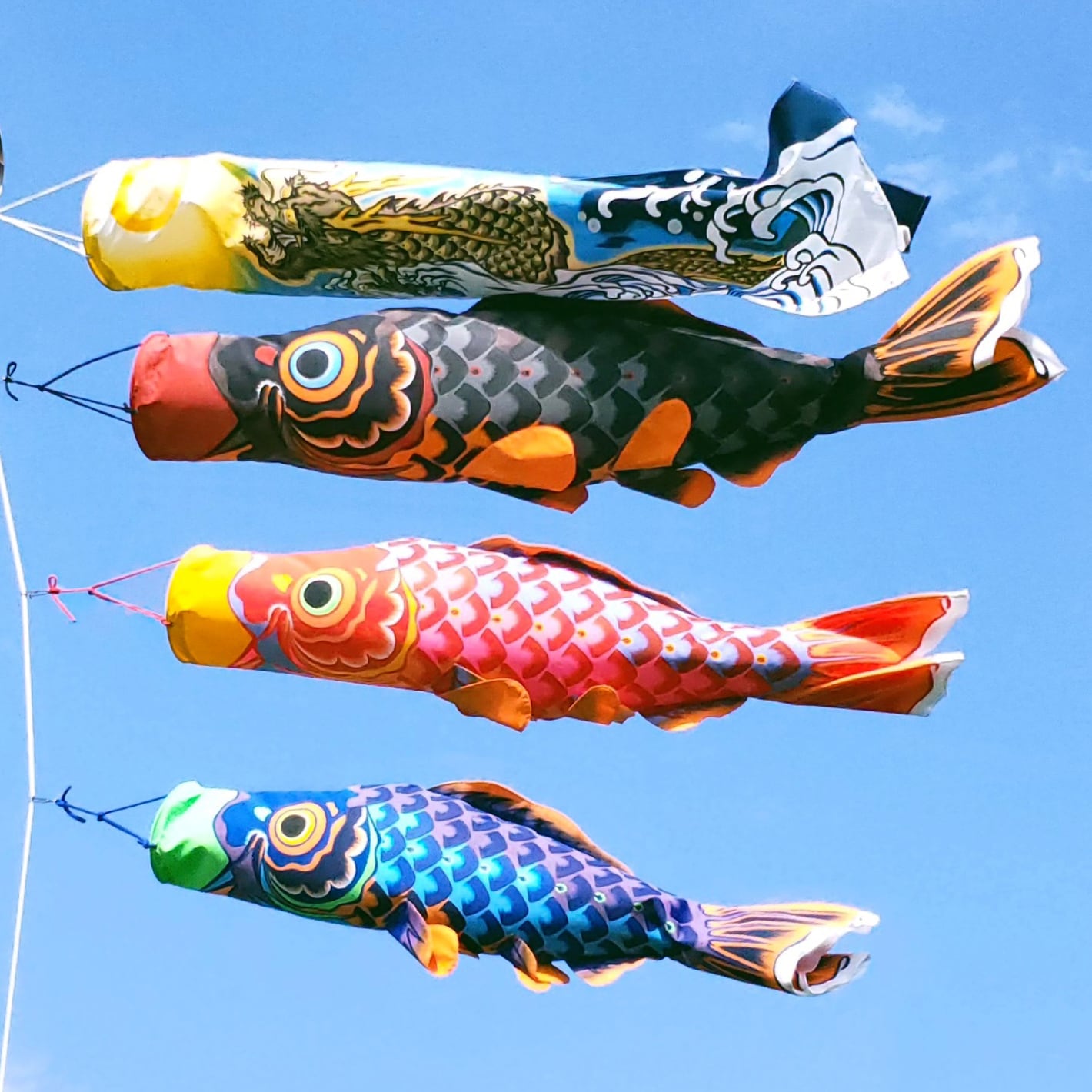 鯉のぼり 東洋紡ナイロン 昭和レトロ アンティーク 未使用 【公式通販】