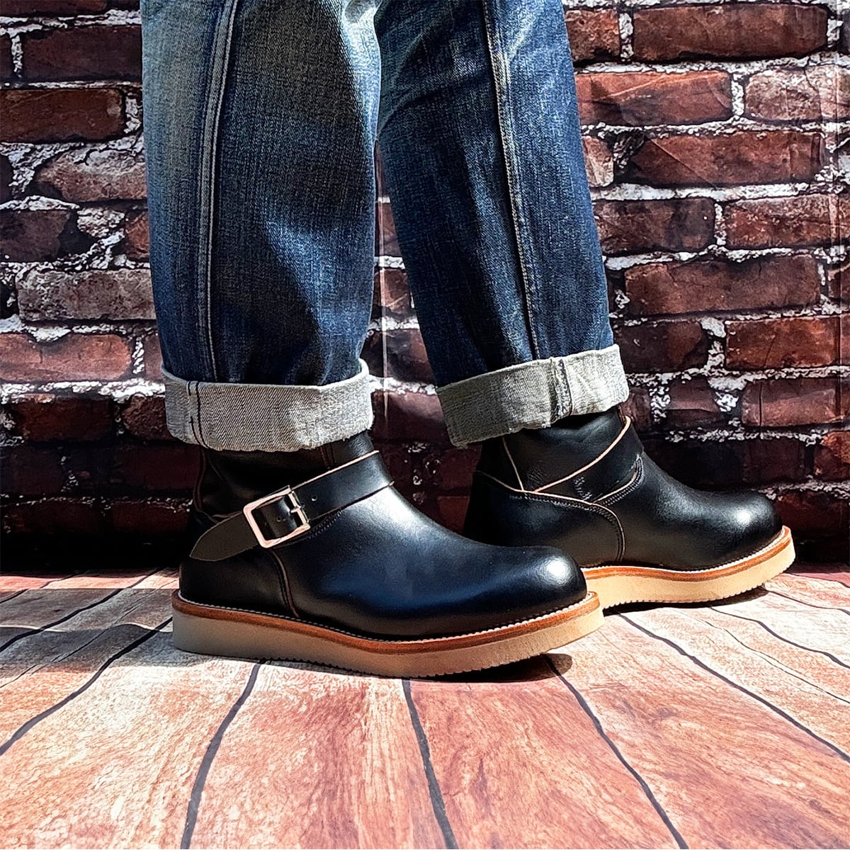 TS-007 / ENGINEER BOOTS / BLACK | 瀧口商店