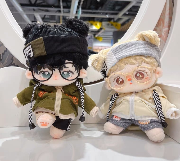 20cmぬい服】シンプルなワンカラーコーデ 20cmぬいぐるみ用 着せ替え