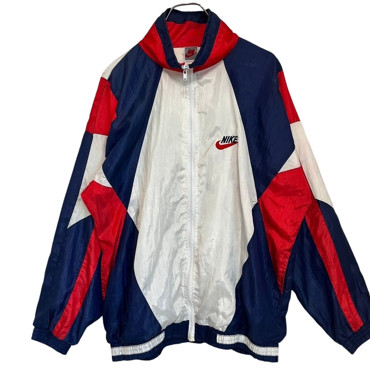 NIKE ナイキ ナイロンジャケット 刺繍ロゴ バックロゴ USA製 90s