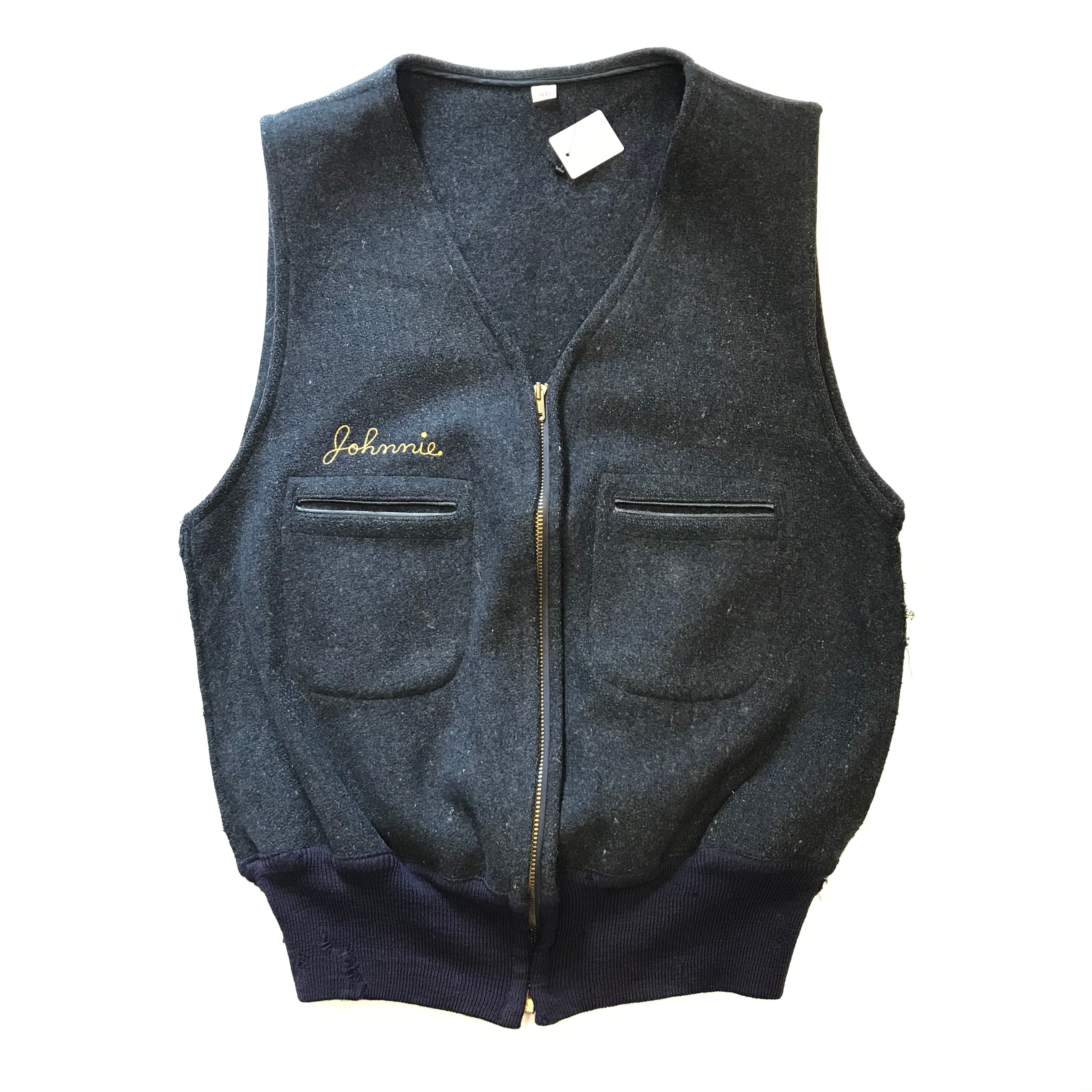 50's JACK-VEST by Hart Mfg.co. full zip work vest | SKIPSKIP