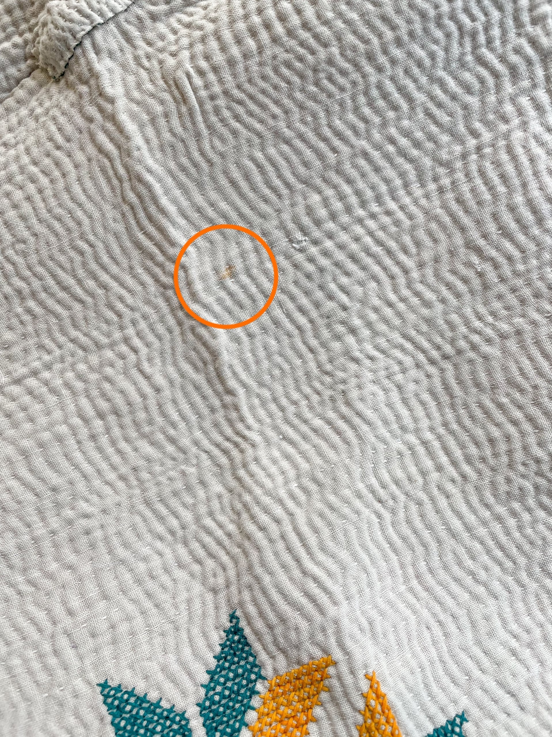 1点物】ホワイトヴィンテージカンタキルト ラリーキルト no121 | 6KAN